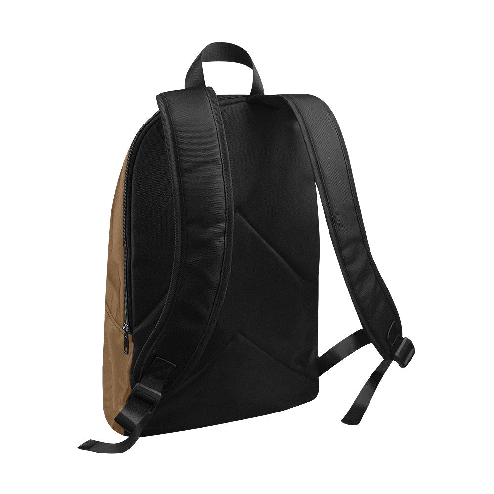 "Jesus Has My Back" Graphic design Christian Backpack (Choose Brown Shade)