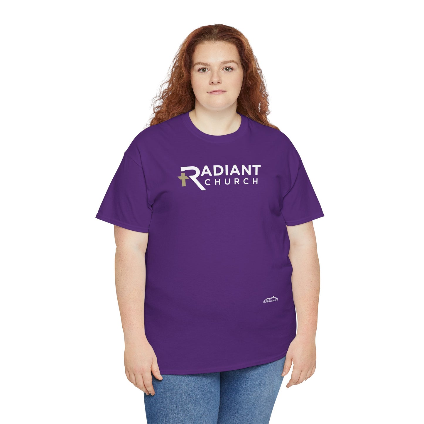 Radiant Church Unisex Cotton Tee | Comfortable Casual Wear, Faith-Based Apparel, Church Events, Gift for Believers, Everyday Style