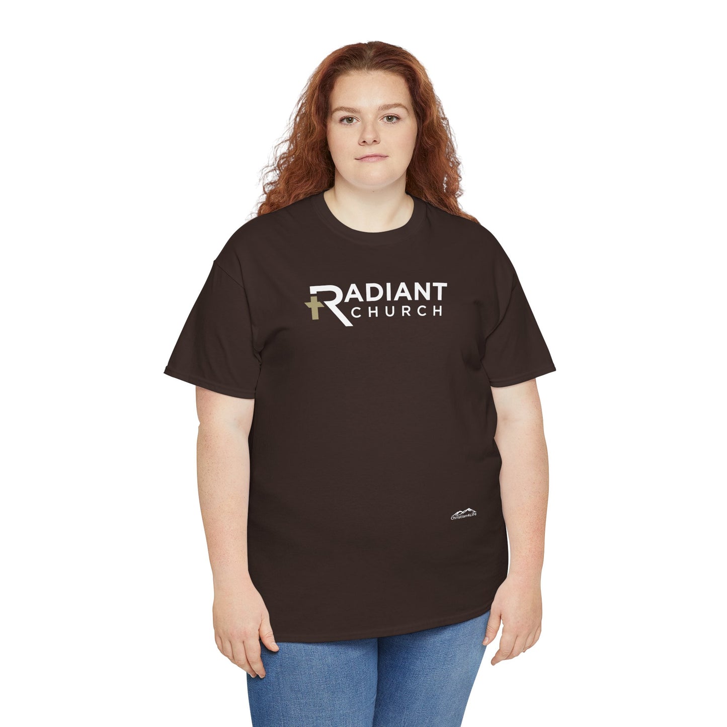 Radiant Church Unisex Cotton Tee | Comfortable Casual Wear, Faith-Based Apparel, Church Events, Gift for Believers, Everyday Style