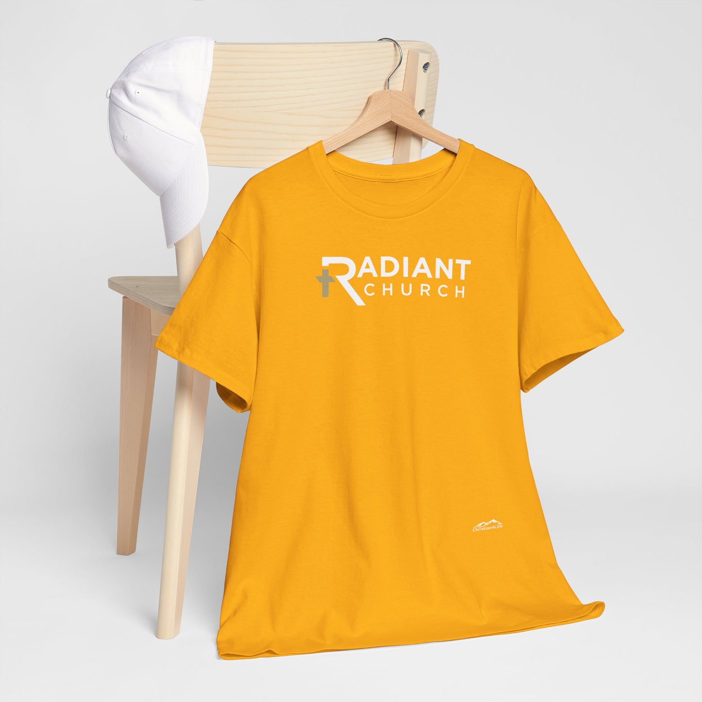 Radiant Church Unisex Cotton Tee | Comfortable Casual Wear, Faith-Based Apparel, Church Events, Gift for Believers, Everyday Style