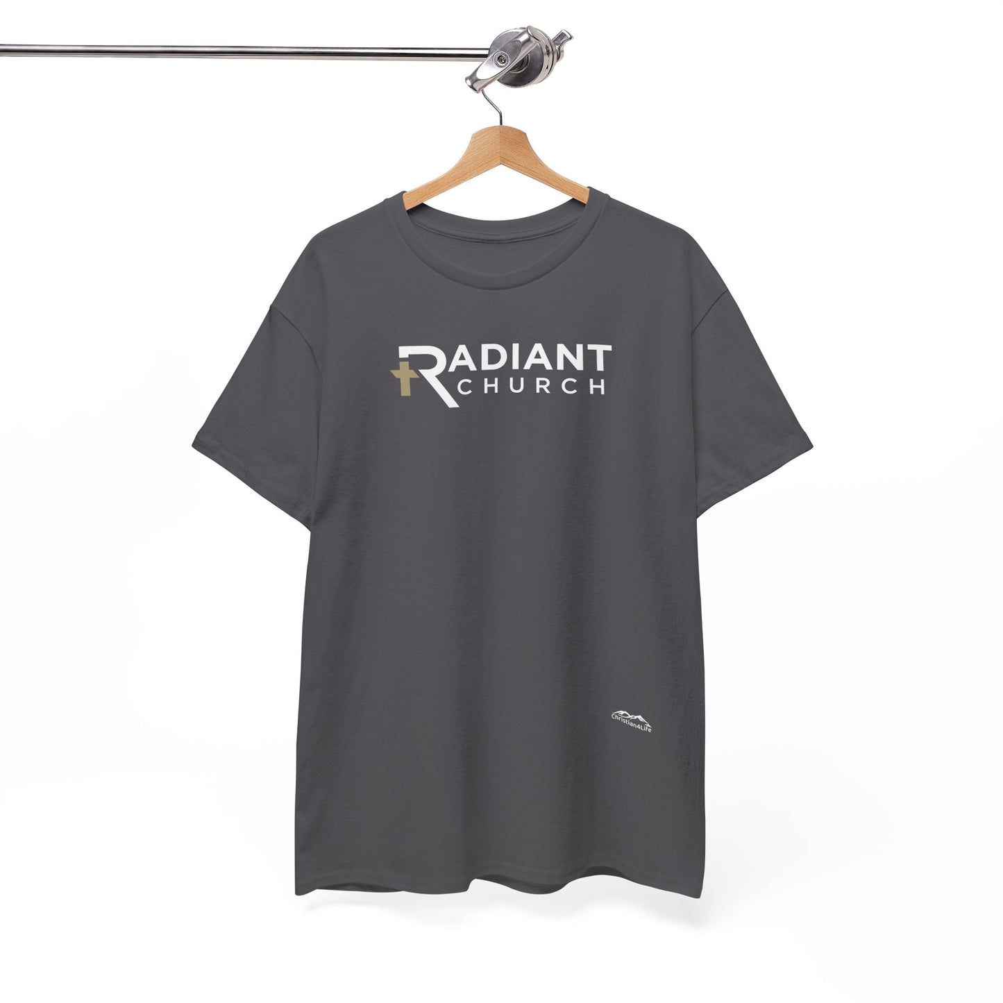 Radiant Church Unisex Cotton Tee | Comfortable Casual Wear, Faith-Based Apparel, Church Events, Gift for Believers, Everyday Style