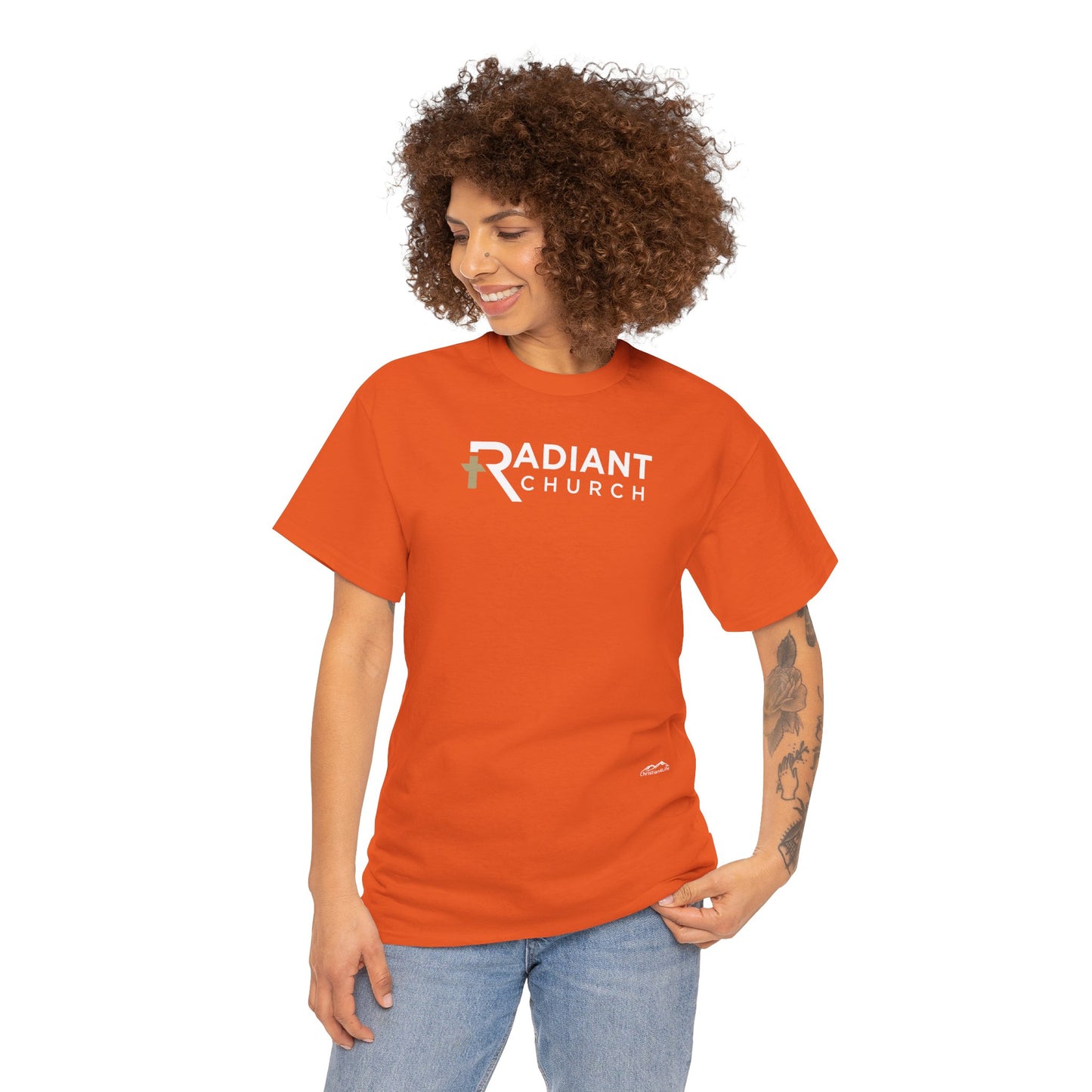 Radiant Church Unisex Cotton Tee | Comfortable Casual Wear, Faith-Based Apparel, Church Events, Gift for Believers, Everyday Style