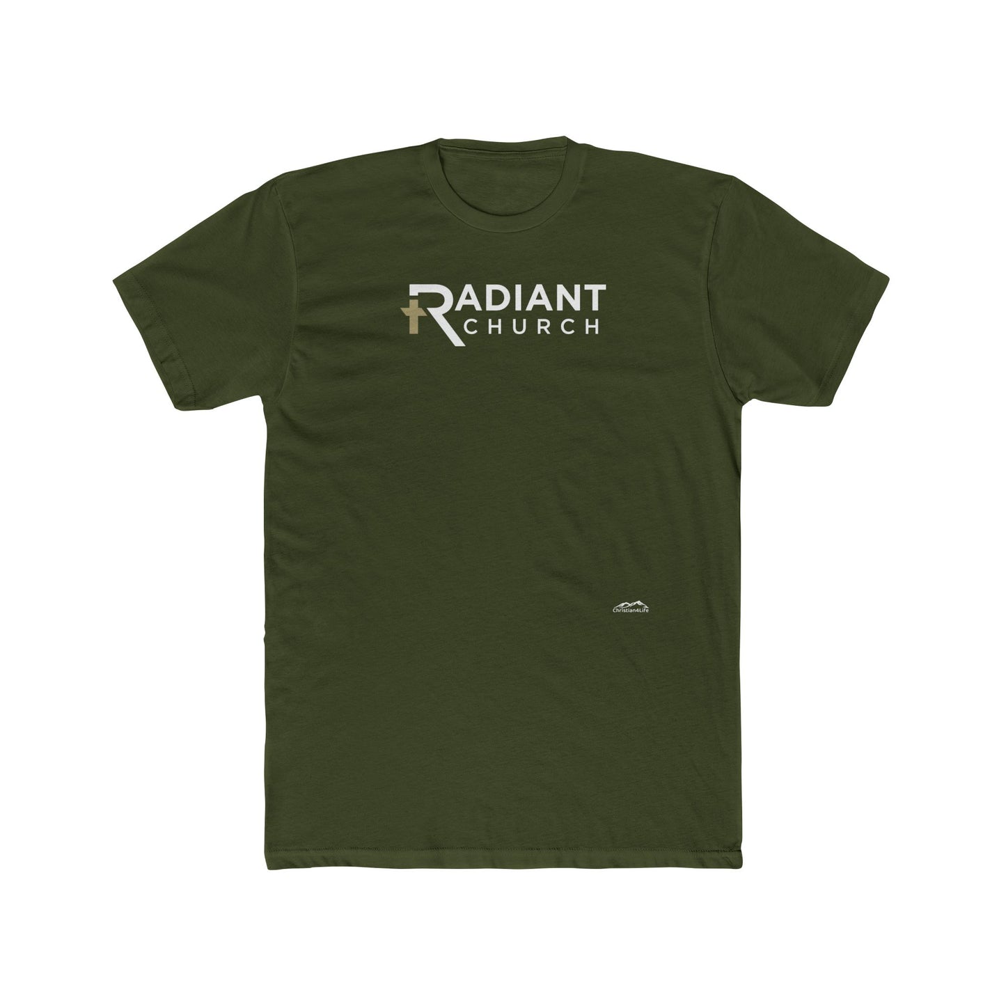 Radiant Church Unisex Cotton Crew Tee - Comfortable Casual Wear for Church Events, Group Gatherings, Faith Inspiration