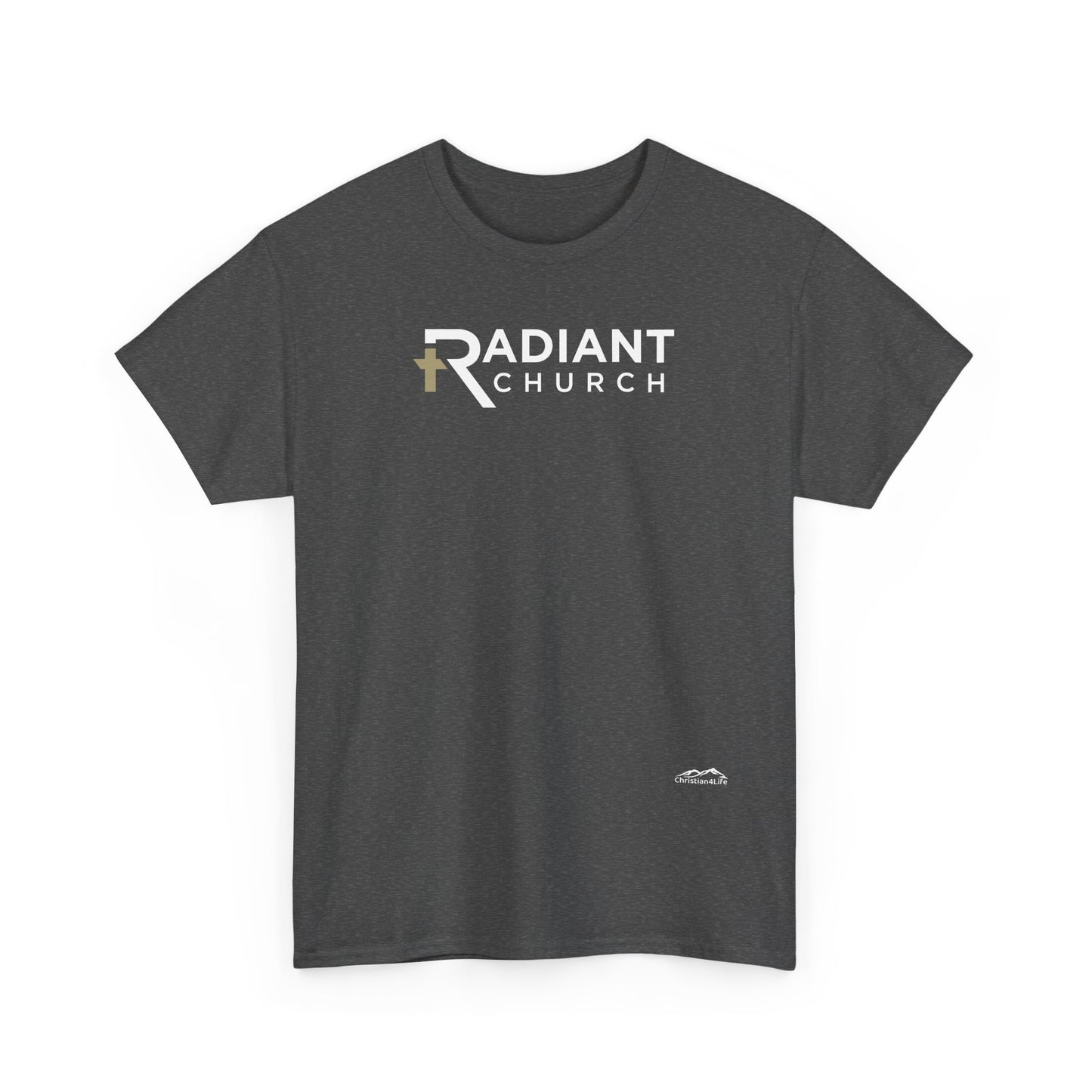 Radiant Church Unisex Cotton Tee | Comfortable Casual Wear, Faith-Based Apparel, Church Events, Gift for Believers, Everyday Style