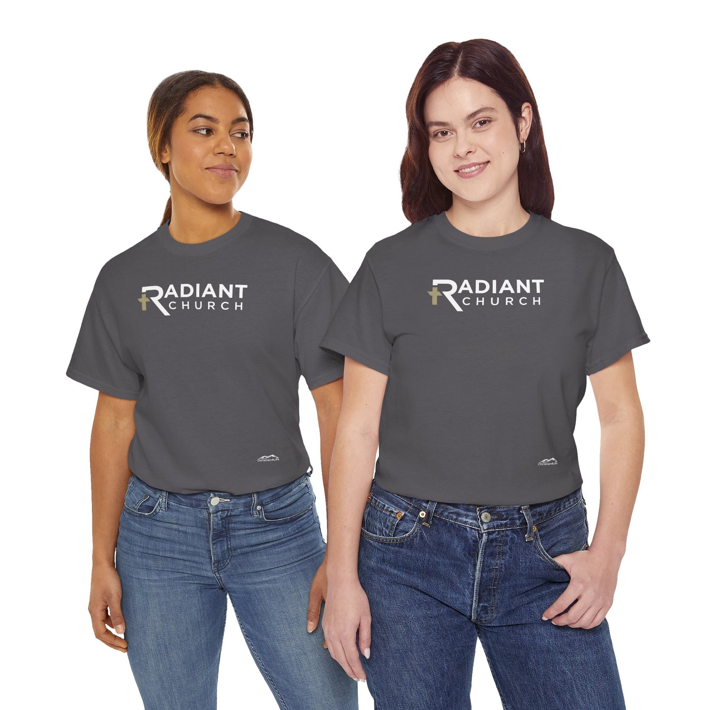 Radiant Church Unisex Cotton Tee | Comfortable Casual Wear, Faith-Based Apparel, Church Events, Gift for Believers, Everyday Style