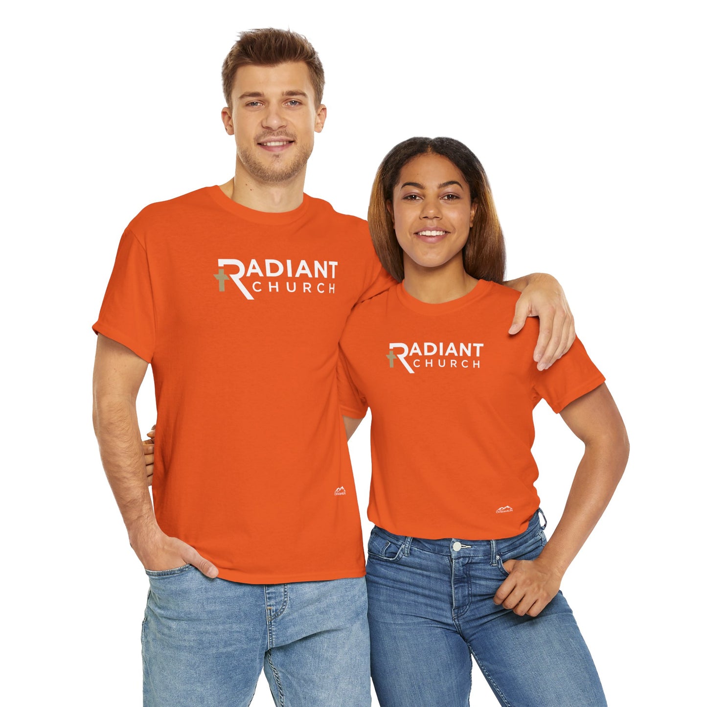 Radiant Church Unisex Cotton Tee | Comfortable Casual Wear, Faith-Based Apparel, Church Events, Gift for Believers, Everyday Style