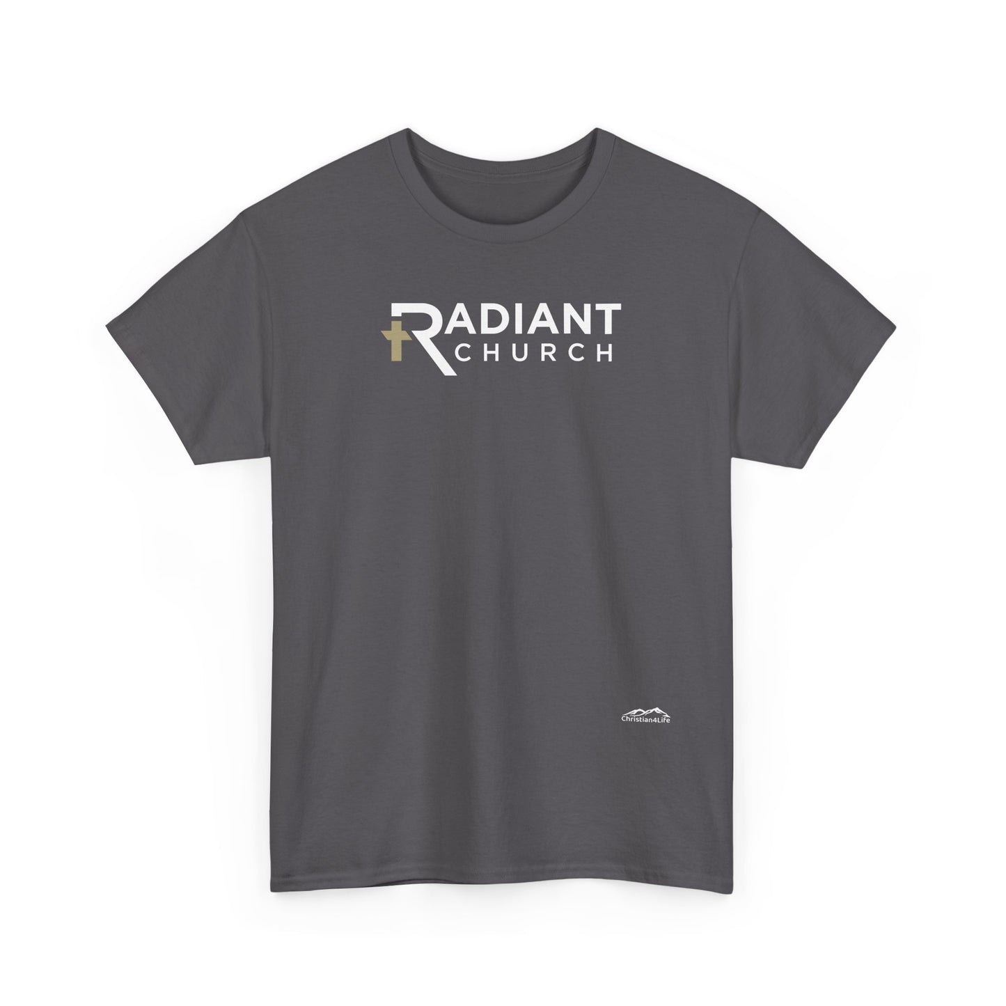 Radiant Church Unisex Cotton Tee | Comfortable Casual Wear, Faith-Based Apparel, Church Events, Gift for Believers, Everyday Style