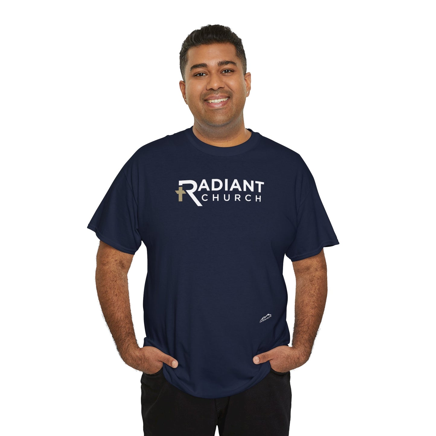 Radiant Church Unisex Cotton Tee | Comfortable Casual Wear, Faith-Based Apparel, Church Events, Gift for Believers, Everyday Style