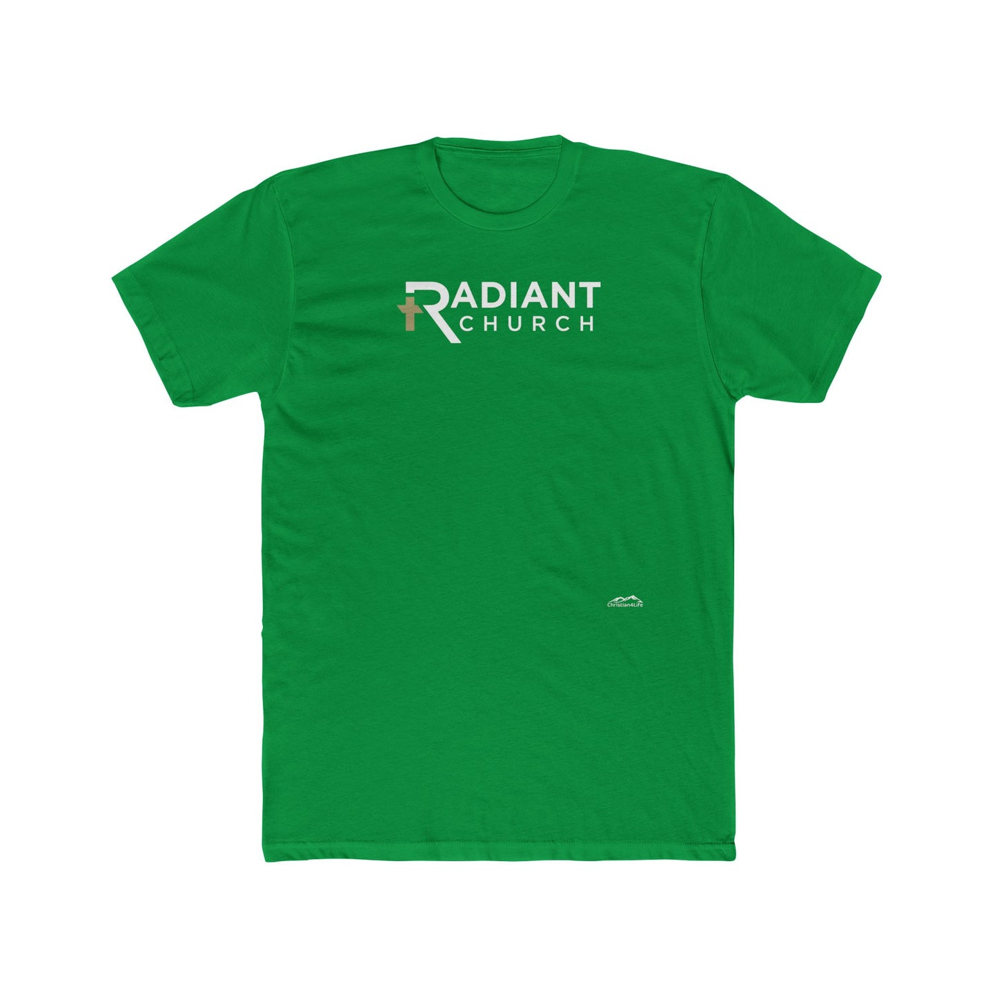 Radiant Church Unisex Cotton Crew Tee - Comfortable Casual Wear for Church Events, Group Gatherings, Faith Inspiration