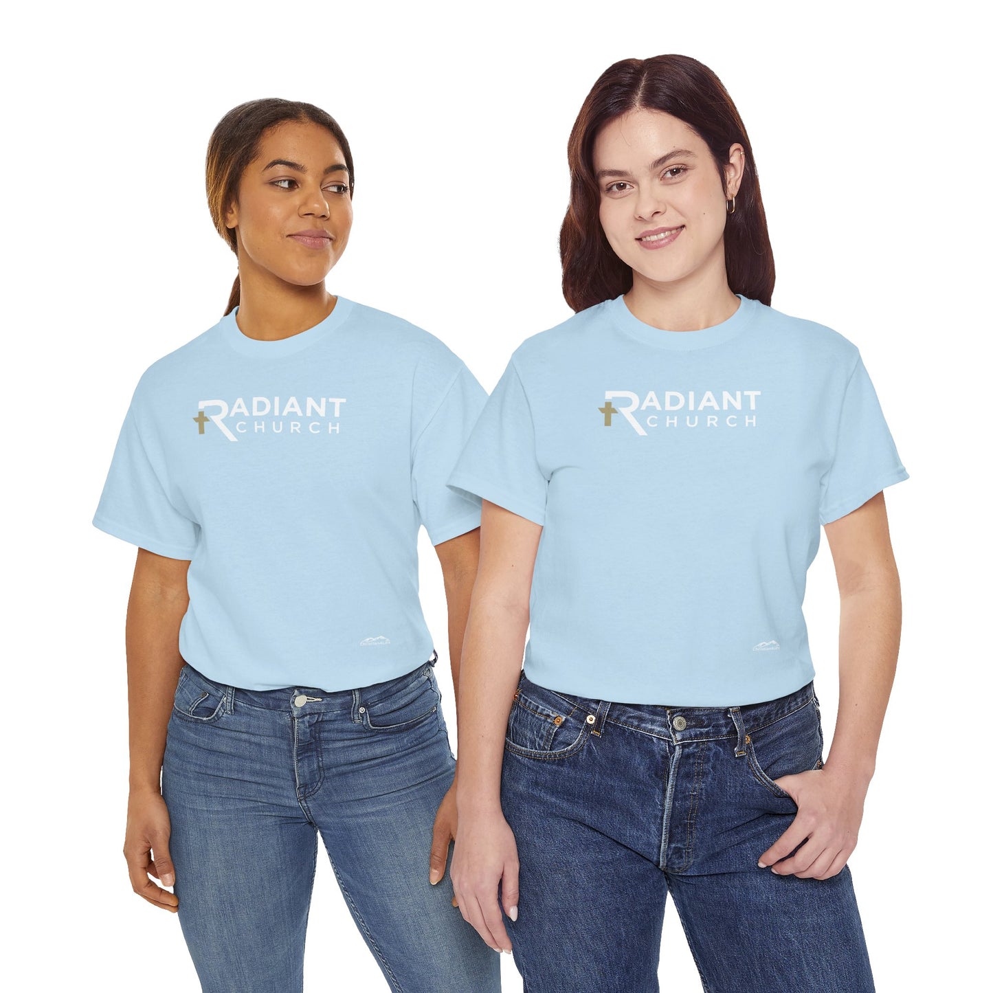 Radiant Church Unisex Cotton Tee | Comfortable Casual Wear, Faith-Based Apparel, Church Events, Gift for Believers, Everyday Style