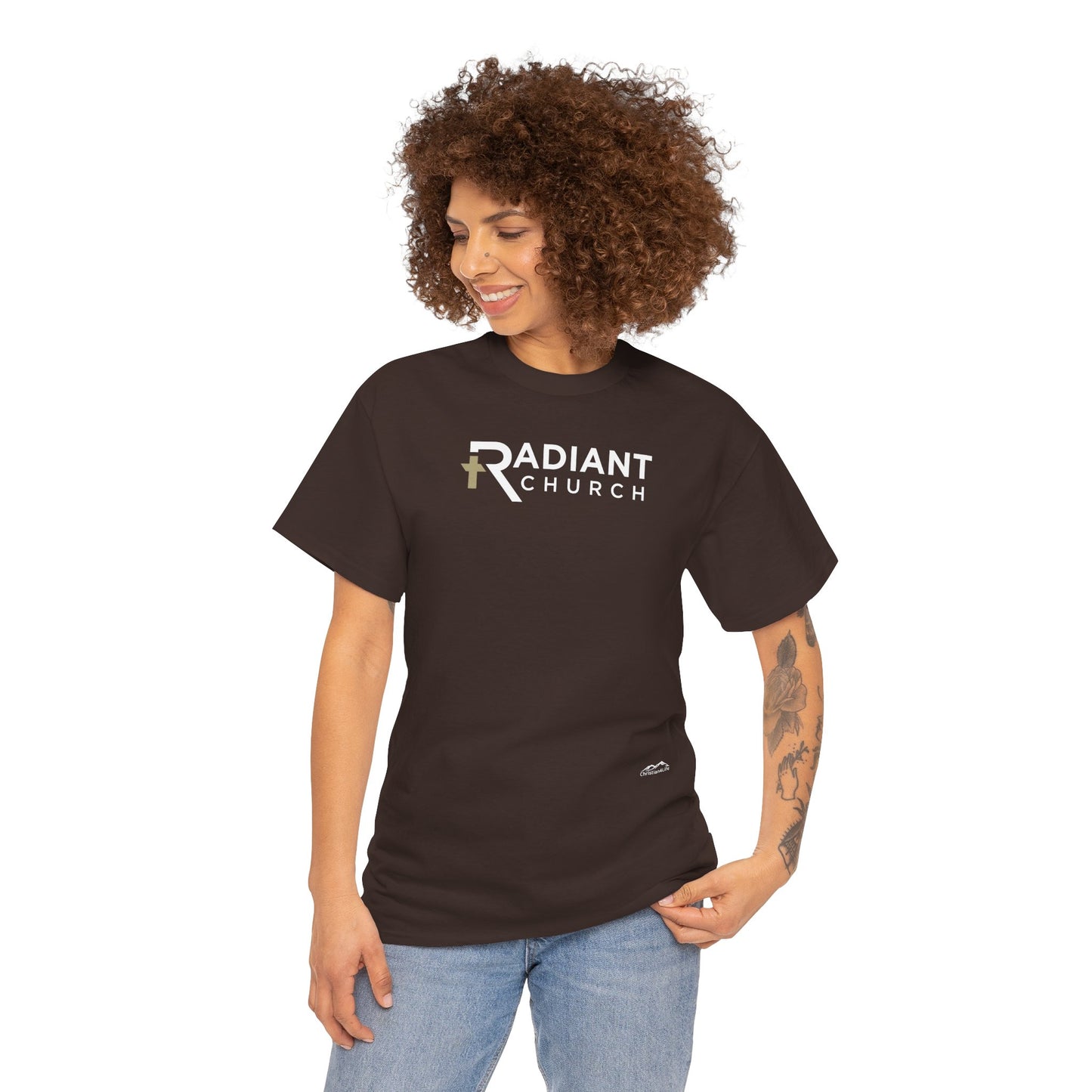 Radiant Church Unisex Cotton Tee | Comfortable Casual Wear, Faith-Based Apparel, Church Events, Gift for Believers, Everyday Style