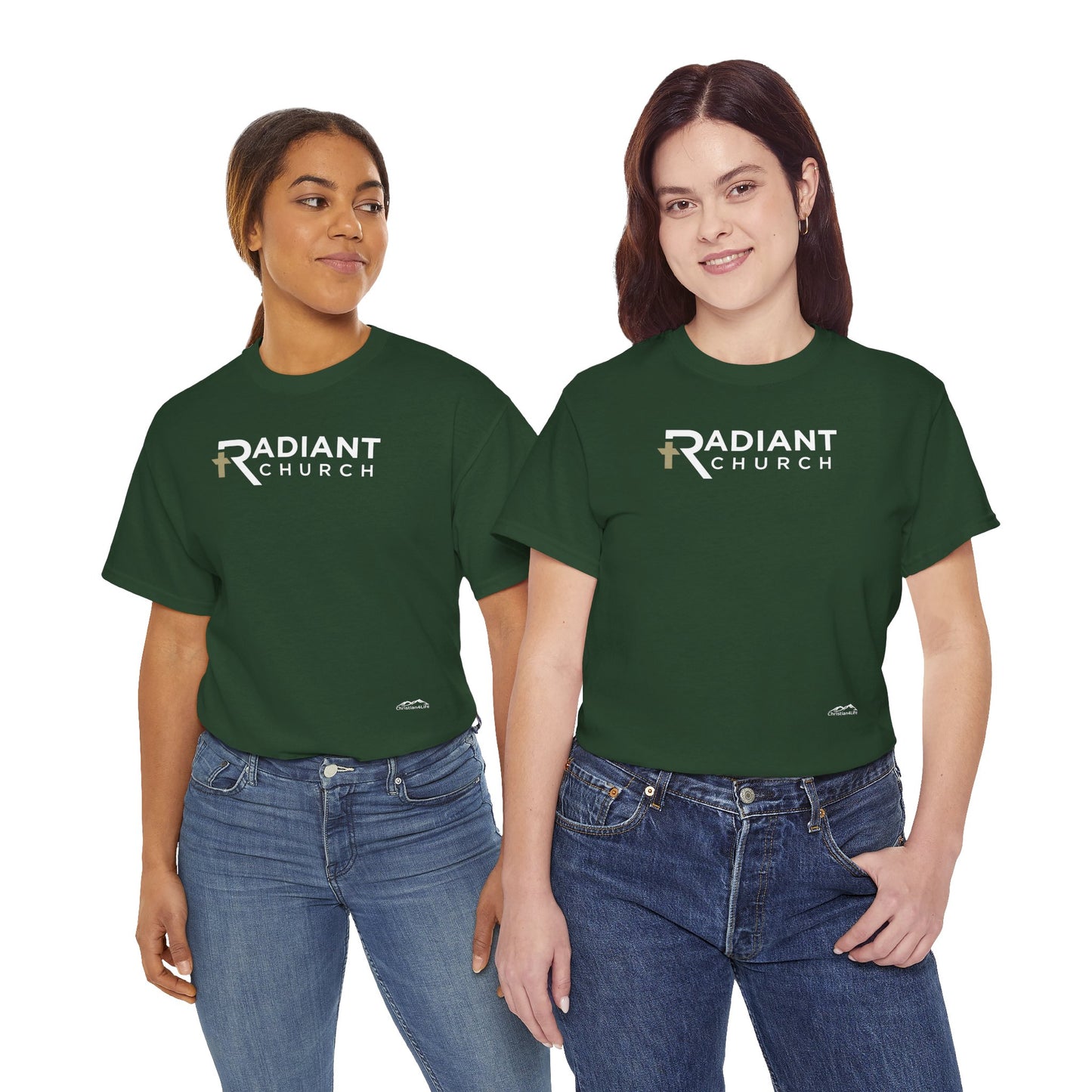 Radiant Church Unisex Cotton Tee | Comfortable Casual Wear, Faith-Based Apparel, Church Events, Gift for Believers, Everyday Style