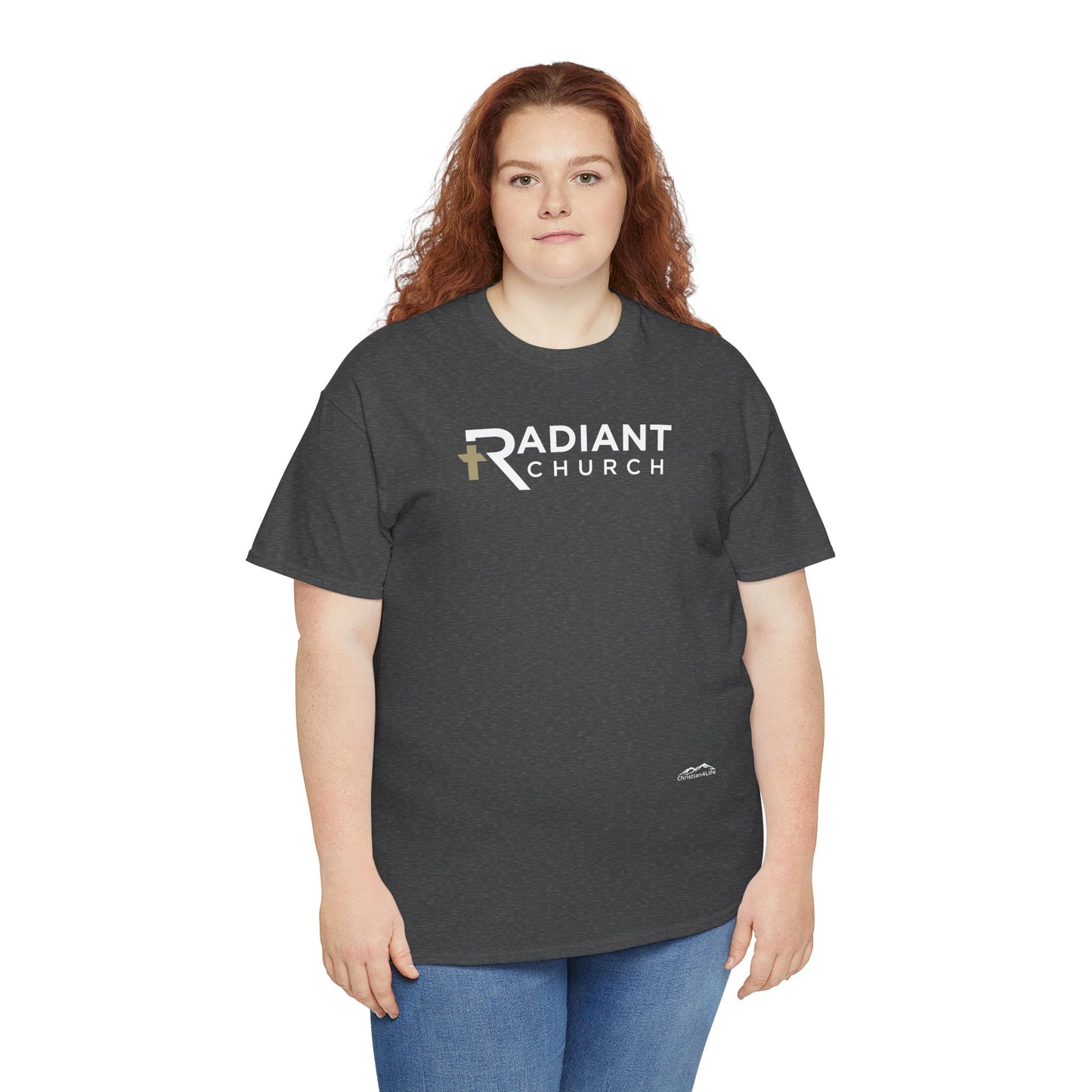 Radiant Church Unisex Cotton Tee | Comfortable Casual Wear, Faith-Based Apparel, Church Events, Gift for Believers, Everyday Style