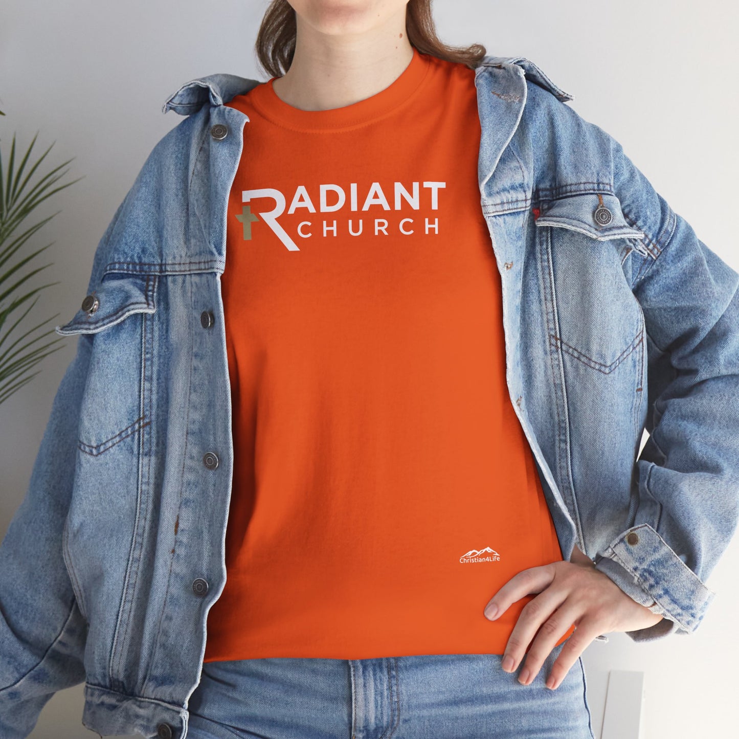 Radiant Church Unisex Cotton Tee | Comfortable Casual Wear, Faith-Based Apparel, Church Events, Gift for Believers, Everyday Style