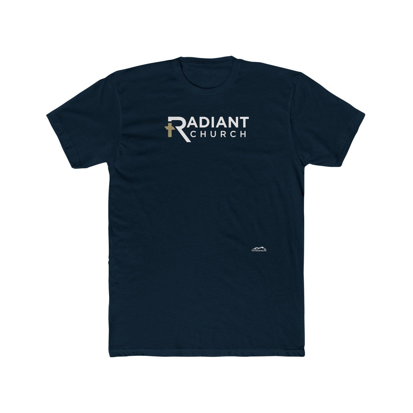 Radiant Church Unisex Cotton Crew Tee - Comfortable Casual Wear for Church Events, Group Gatherings, Faith Inspiration
