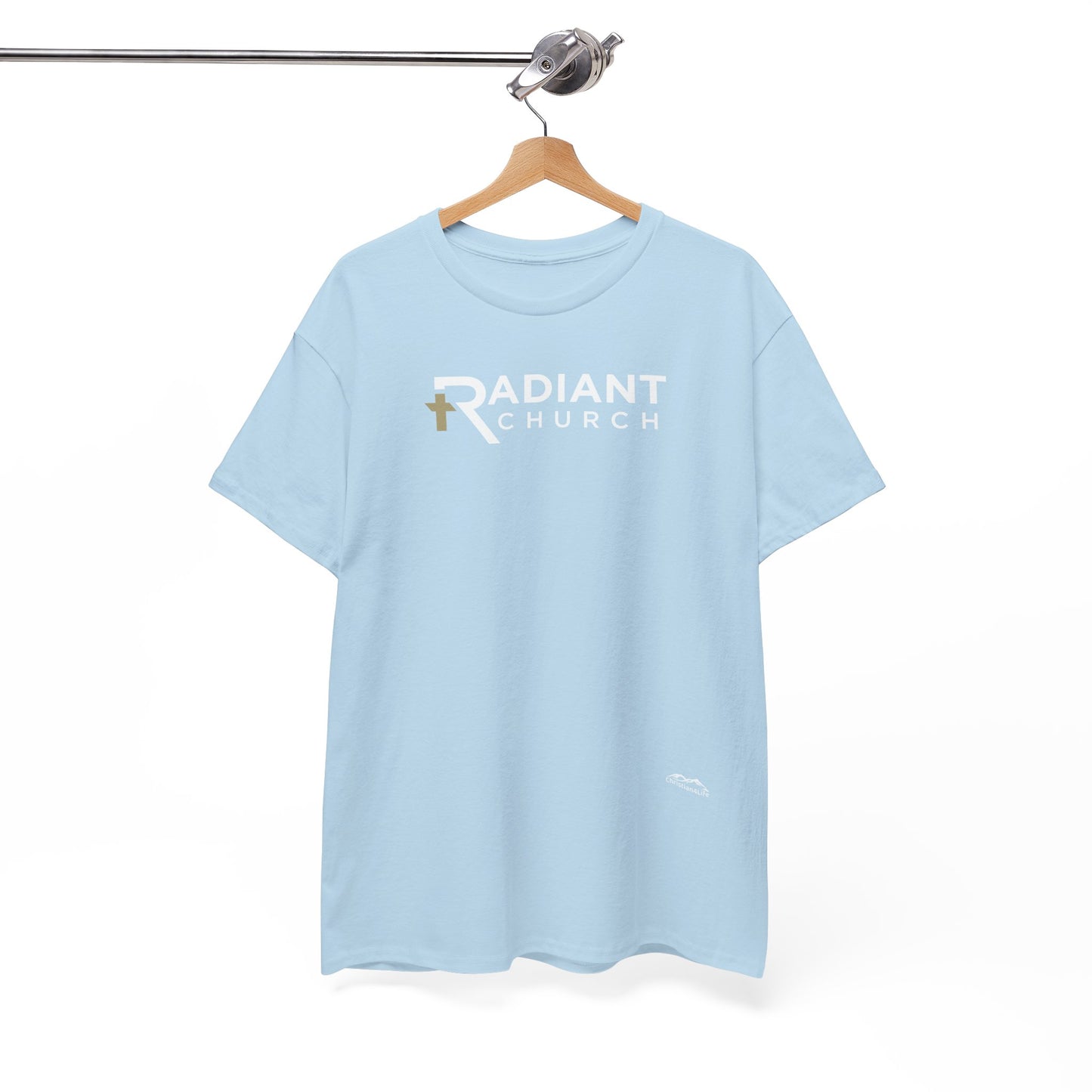 Radiant Church Unisex Cotton Tee | Comfortable Casual Wear, Faith-Based Apparel, Church Events, Gift for Believers, Everyday Style