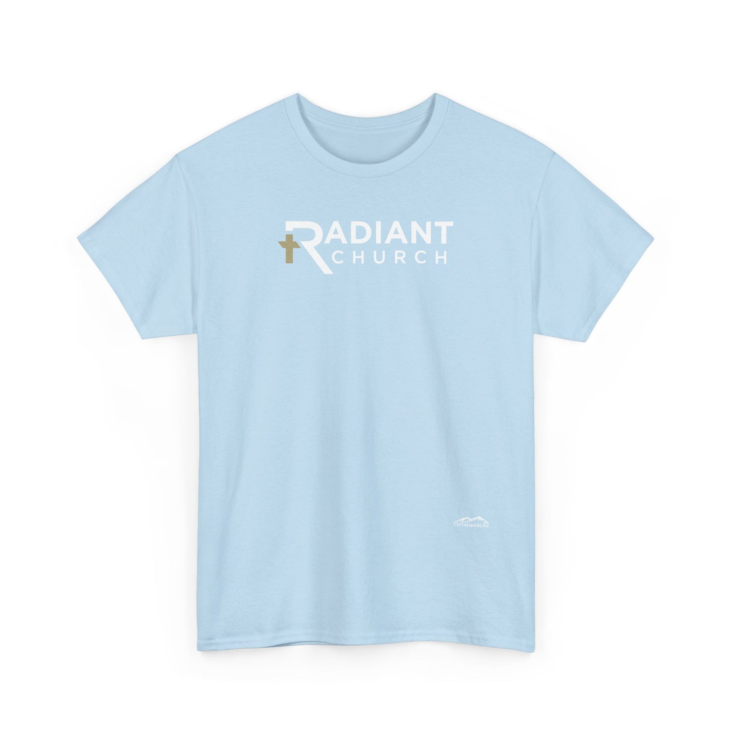 Radiant Church Unisex Cotton Tee | Comfortable Casual Wear, Faith-Based Apparel, Church Events, Gift for Believers, Everyday Style