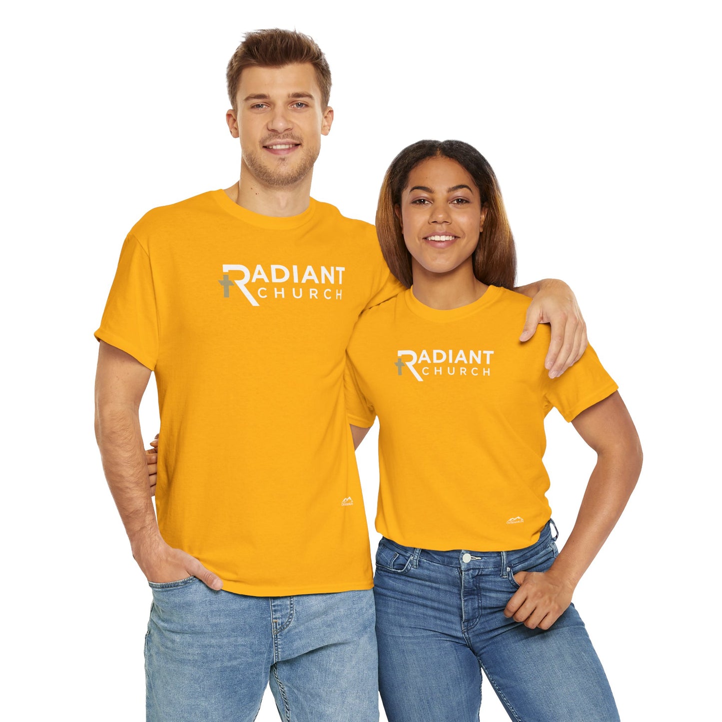 Radiant Church Unisex Cotton Tee | Comfortable Casual Wear, Faith-Based Apparel, Church Events, Gift for Believers, Everyday Style
