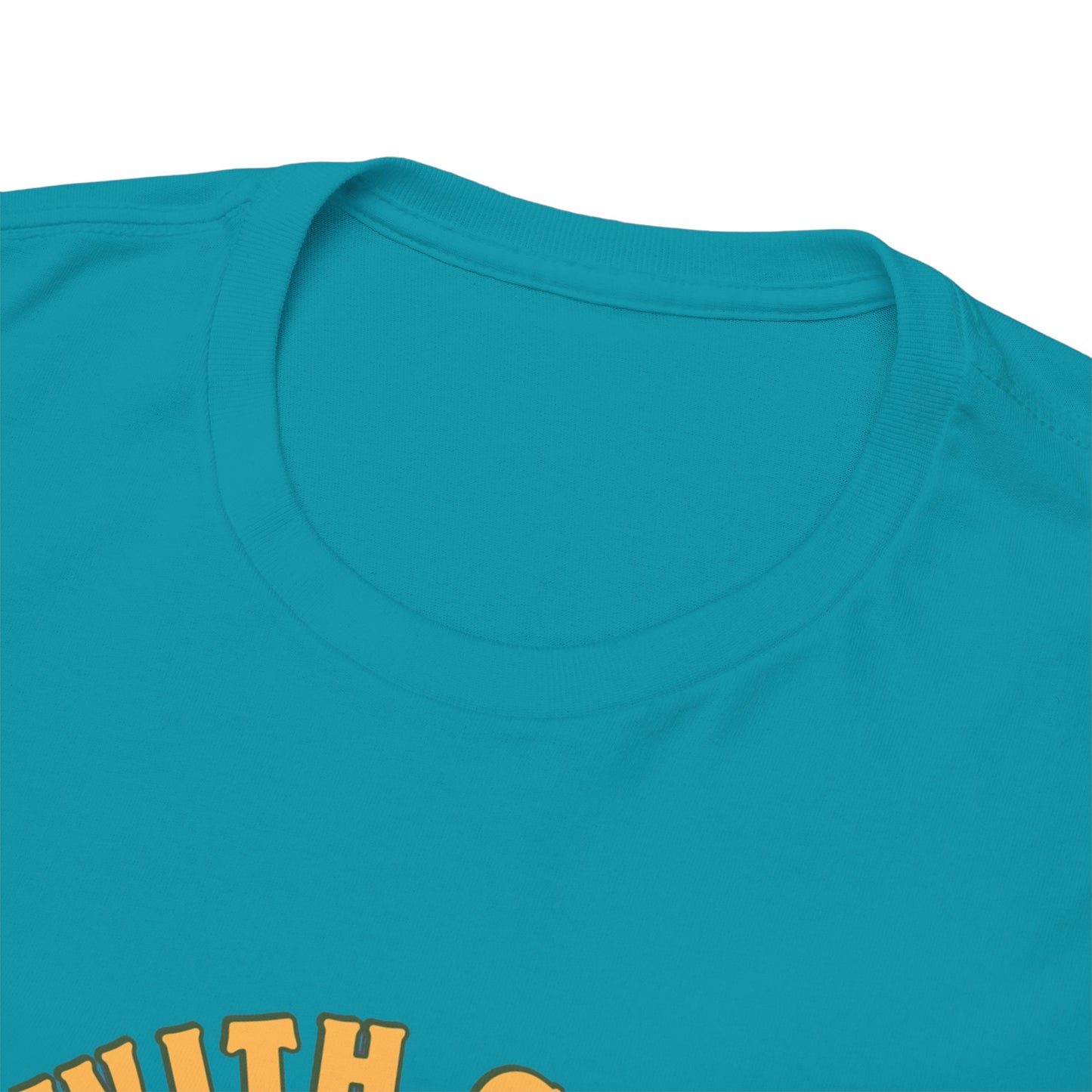 Unisex "With God Nature doesn't need a mother" Heavy Cotton Christian Tee