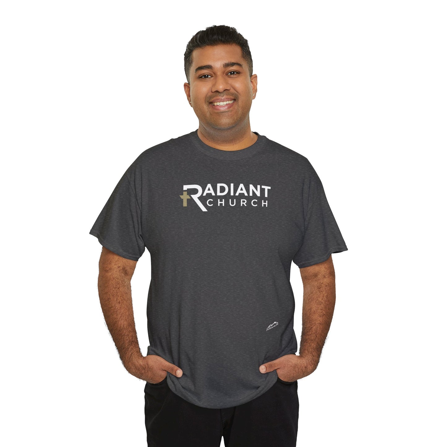Radiant Church Unisex Cotton Tee | Comfortable Casual Wear, Faith-Based Apparel, Church Events, Gift for Believers, Everyday Style