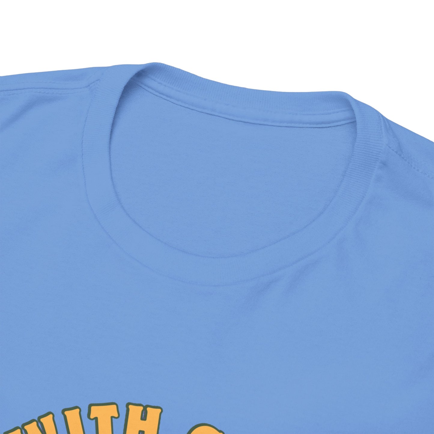 Unisex "With God Nature doesn't need a mother" Heavy Cotton Christian Tee