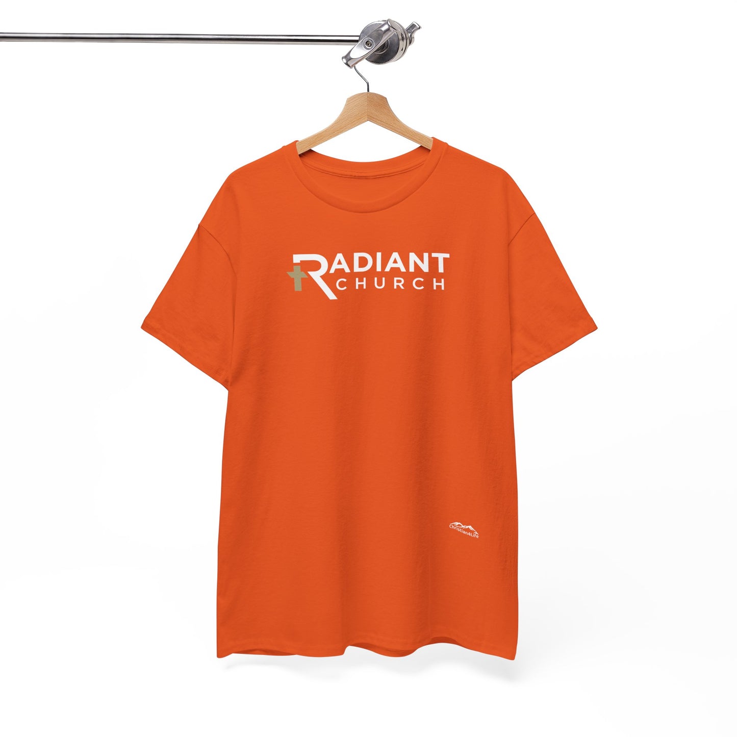 Radiant Church Unisex Cotton Tee | Comfortable Casual Wear, Faith-Based Apparel, Church Events, Gift for Believers, Everyday Style