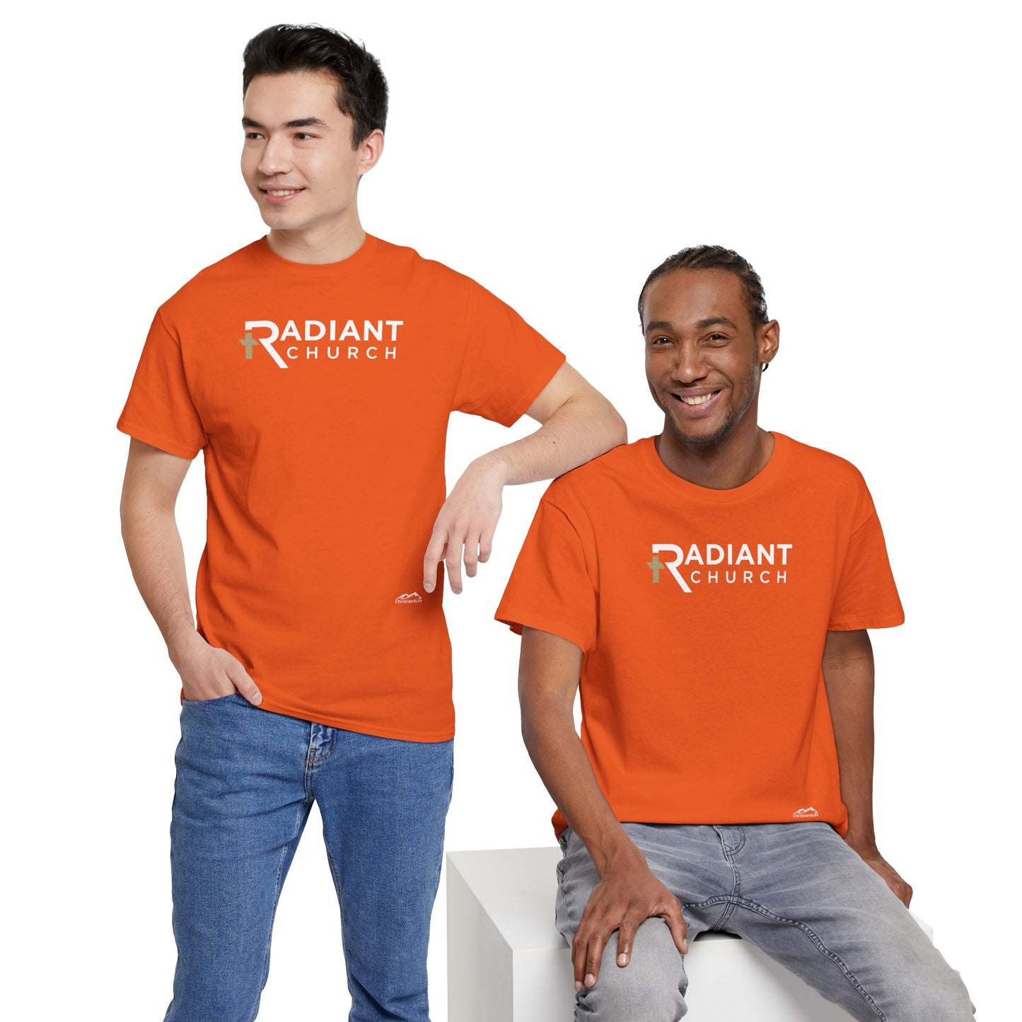 Radiant Church Unisex Cotton Tee | Comfortable Casual Wear, Faith-Based Apparel, Church Events, Gift for Believers, Everyday Style