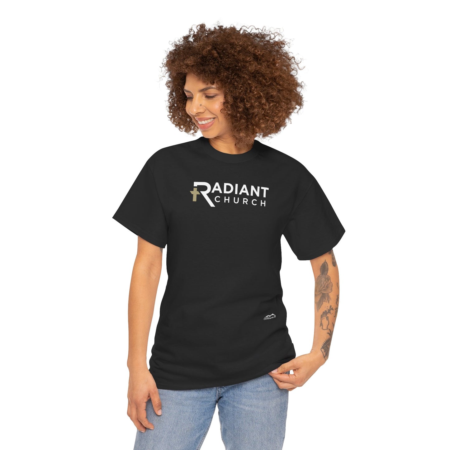 Radiant Church Unisex Cotton Tee | Comfortable Casual Wear, Faith-Based Apparel, Church Events, Gift for Believers, Everyday Style