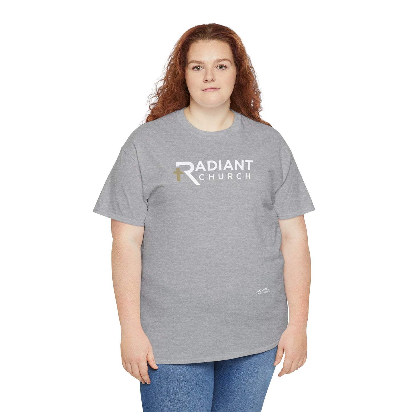 Radiant Church Unisex Cotton Tee | Comfortable Casual Wear, Faith-Based Apparel, Church Events, Gift for Believers, Everyday Style