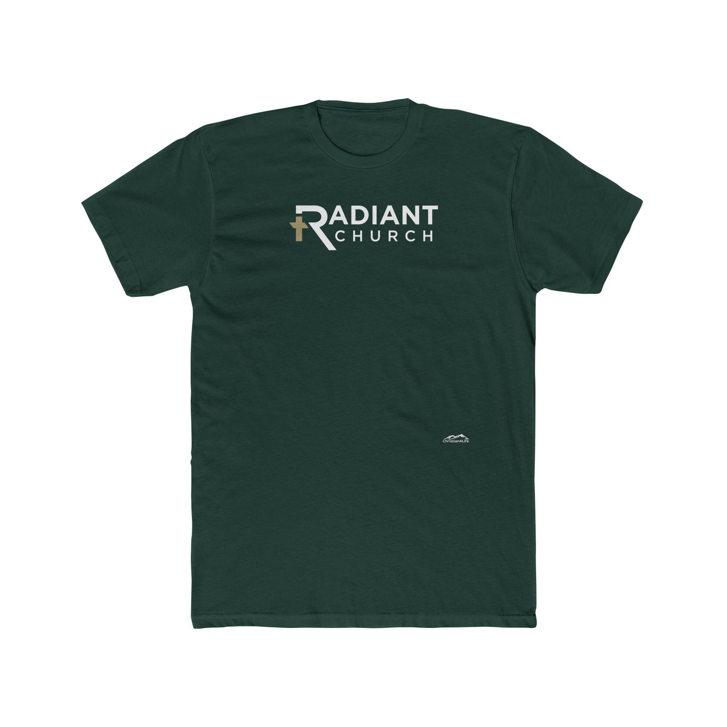 Radiant Church Unisex Cotton Crew Tee - Comfortable Casual Wear for Church Events, Group Gatherings, Faith Inspiration