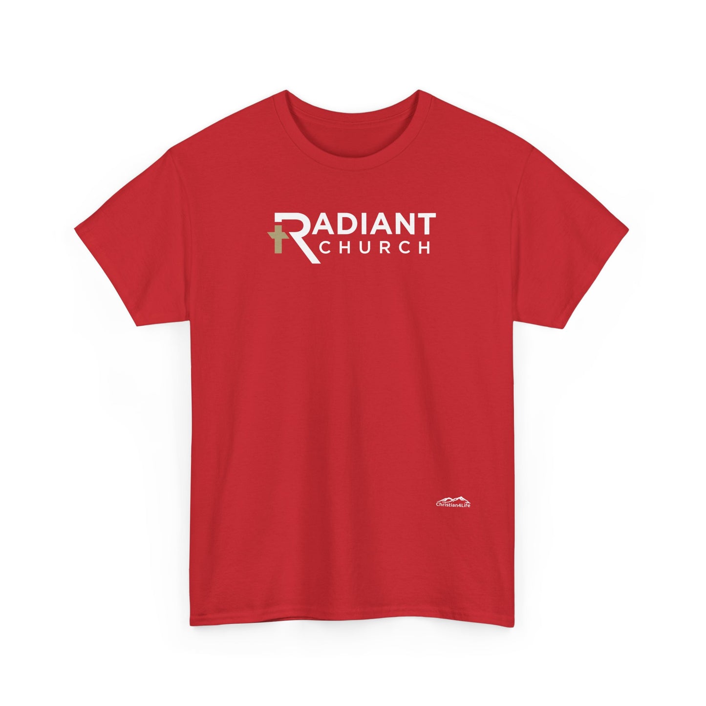 Radiant Church Unisex Cotton Tee | Comfortable Casual Wear, Faith-Based Apparel, Church Events, Gift for Believers, Everyday Style