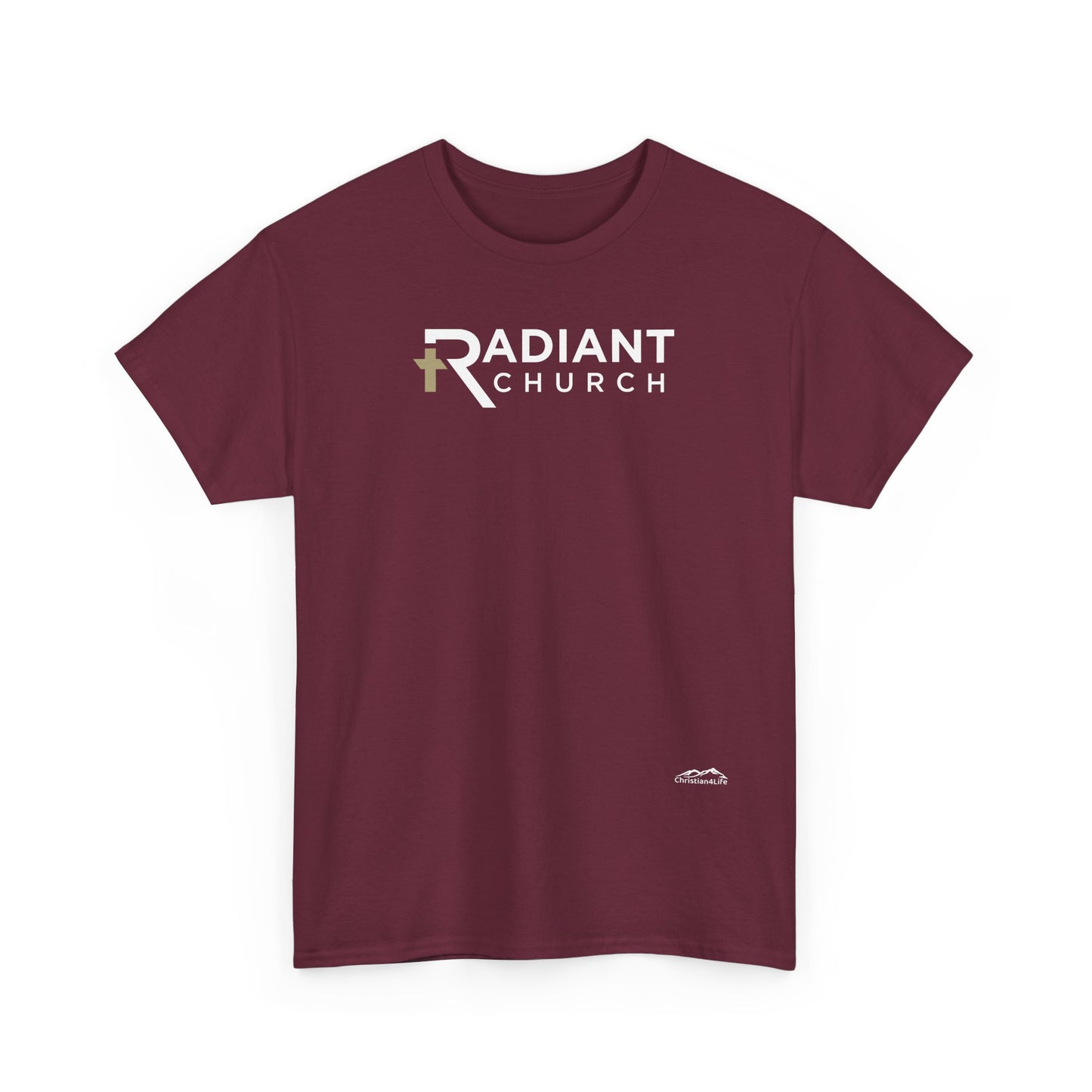 Radiant Church Unisex Cotton Tee | Comfortable Casual Wear, Faith-Based Apparel, Church Events, Gift for Believers, Everyday Style