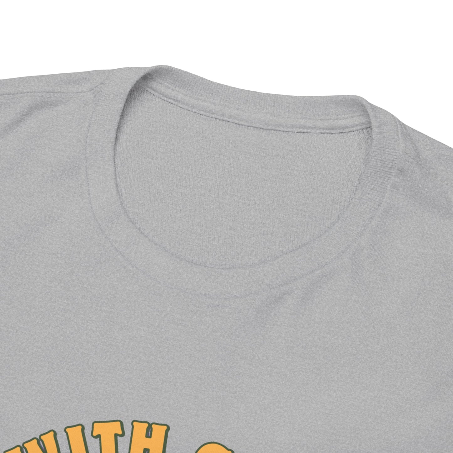 Unisex "With God Nature doesn't need a mother" Heavy Cotton Christian Tee