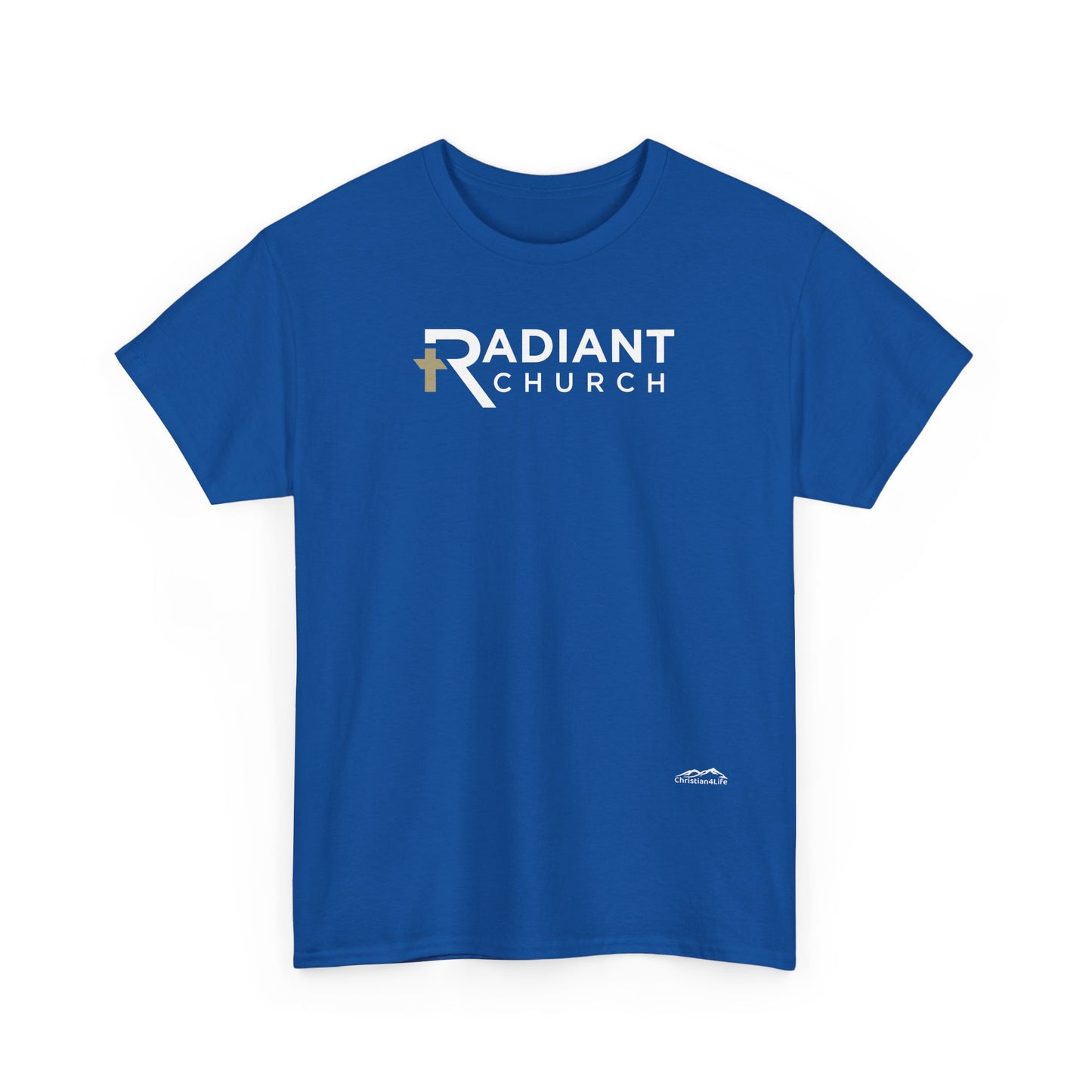 Radiant Church Unisex Cotton Tee | Comfortable Casual Wear, Faith-Based Apparel, Church Events, Gift for Believers, Everyday Style