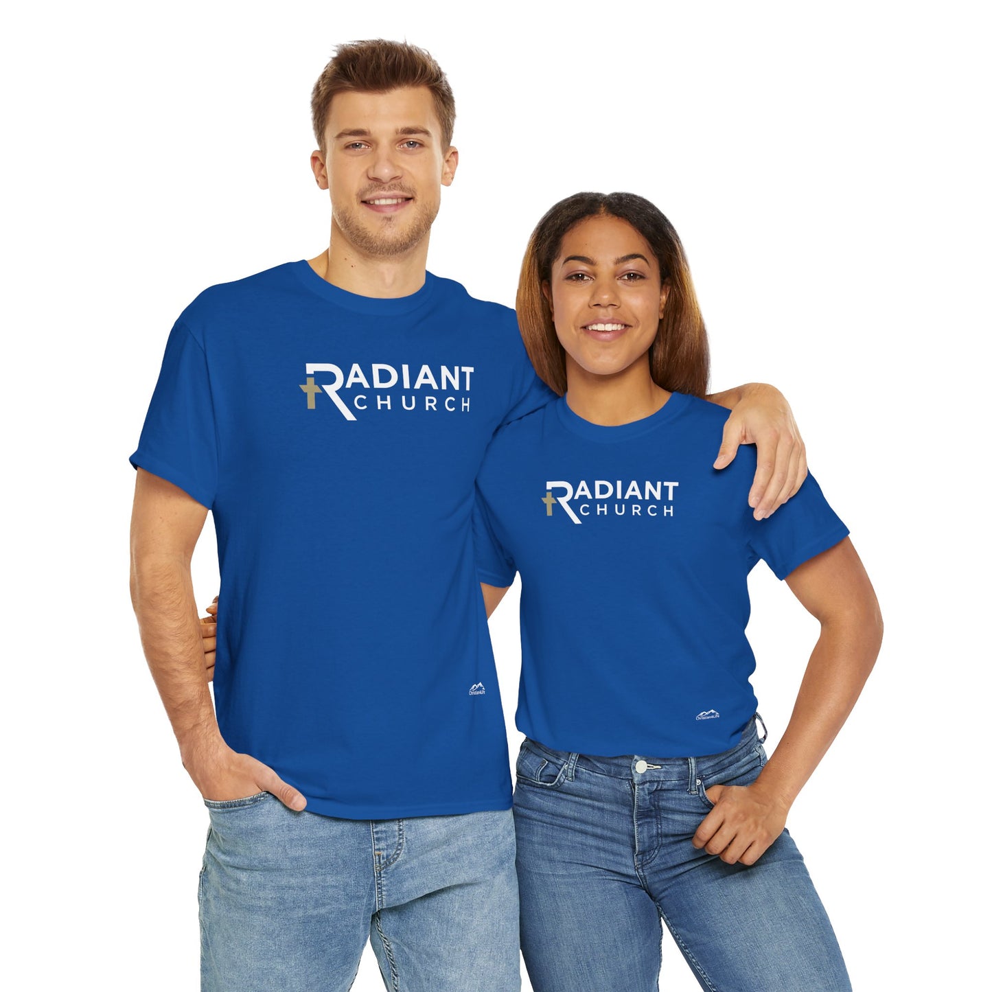 Radiant Church Unisex Cotton Tee | Comfortable Casual Wear, Faith-Based Apparel, Church Events, Gift for Believers, Everyday Style