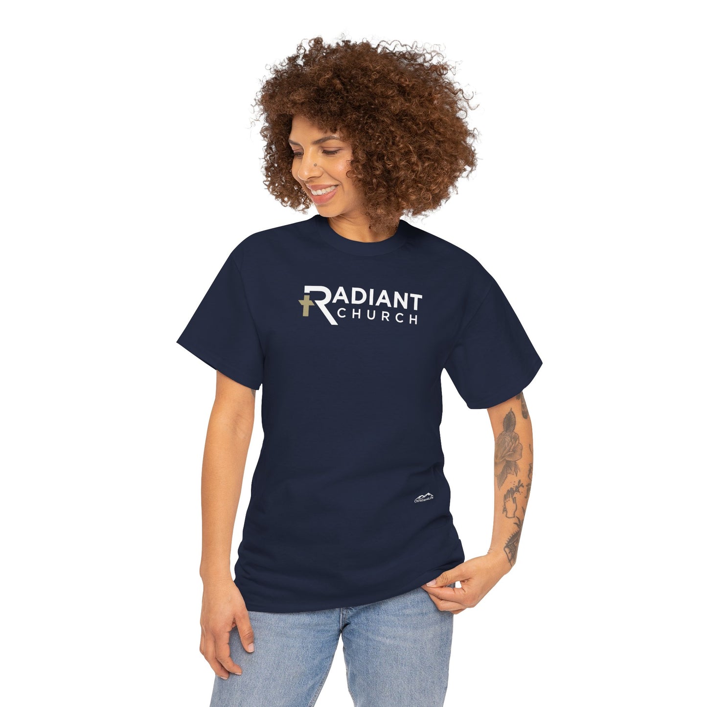 Radiant Church Unisex Cotton Tee | Comfortable Casual Wear, Faith-Based Apparel, Church Events, Gift for Believers, Everyday Style