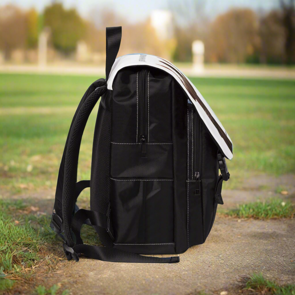 ’Jesus Has My Back’ Unisex Casual Shoulder Backpack Backpack-Purse (white) One size - Bags