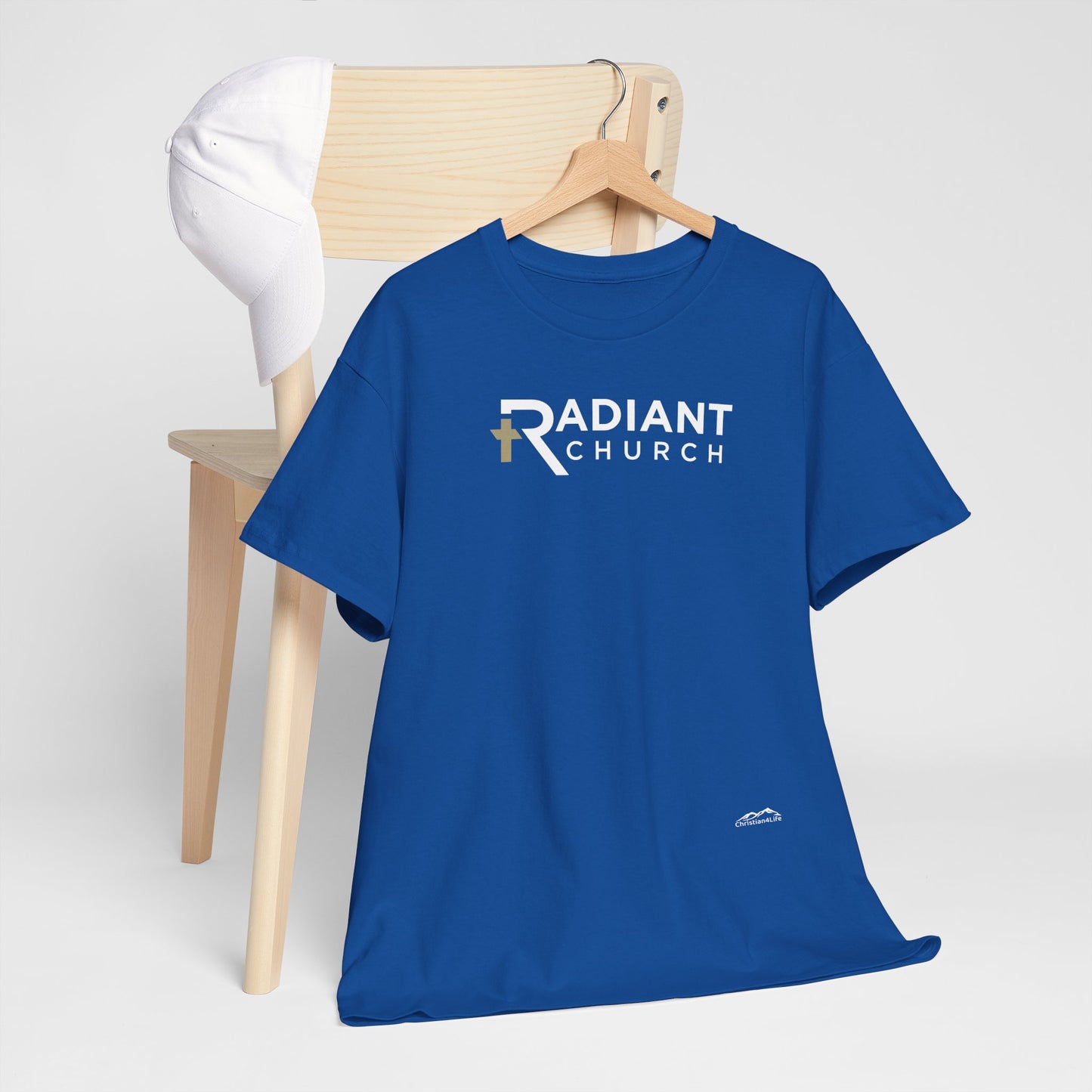 Radiant Church Unisex Cotton Tee | Comfortable Casual Wear, Faith-Based Apparel, Church Events, Gift for Believers, Everyday Style