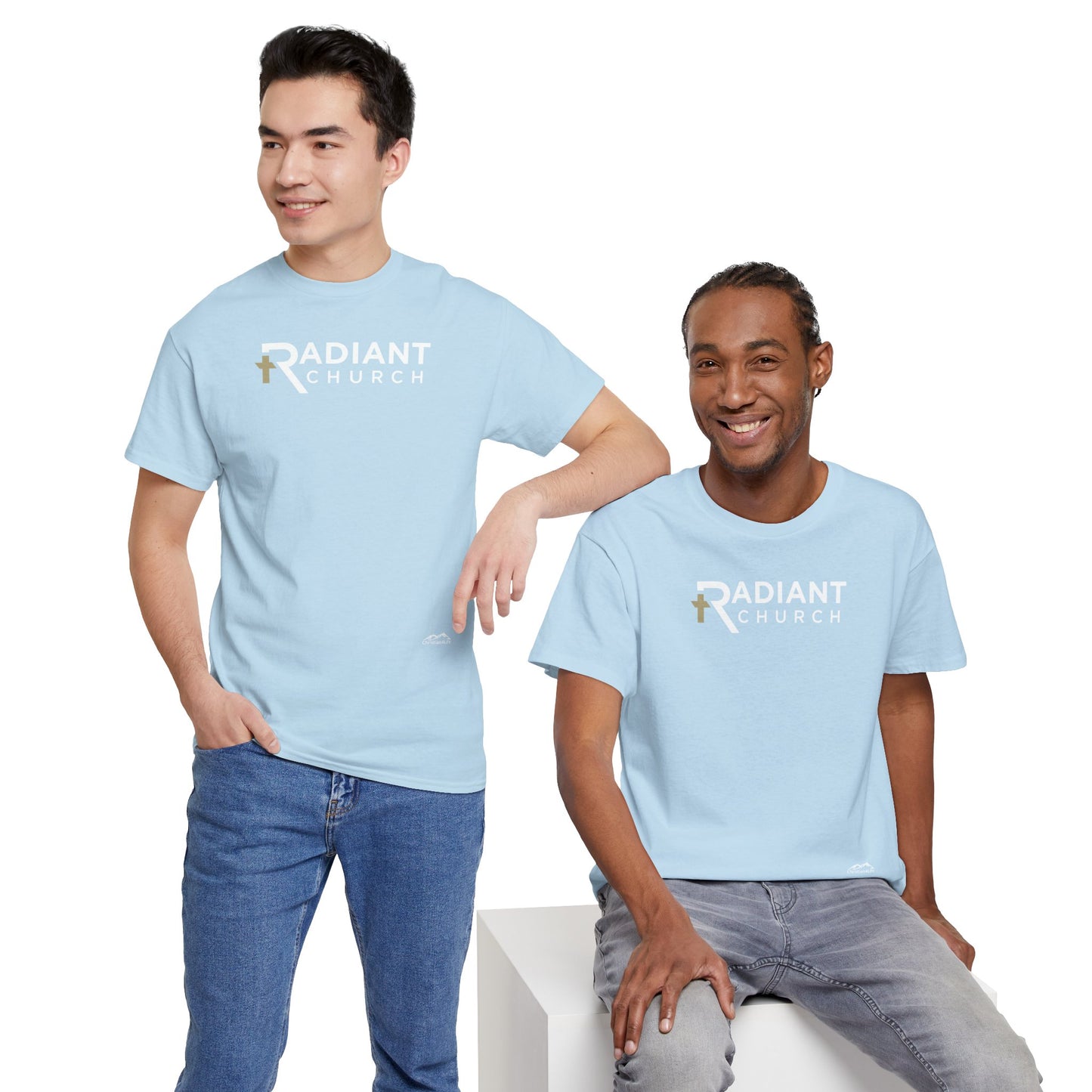 Radiant Church Unisex Cotton Tee | Comfortable Casual Wear, Faith-Based Apparel, Church Events, Gift for Believers, Everyday Style