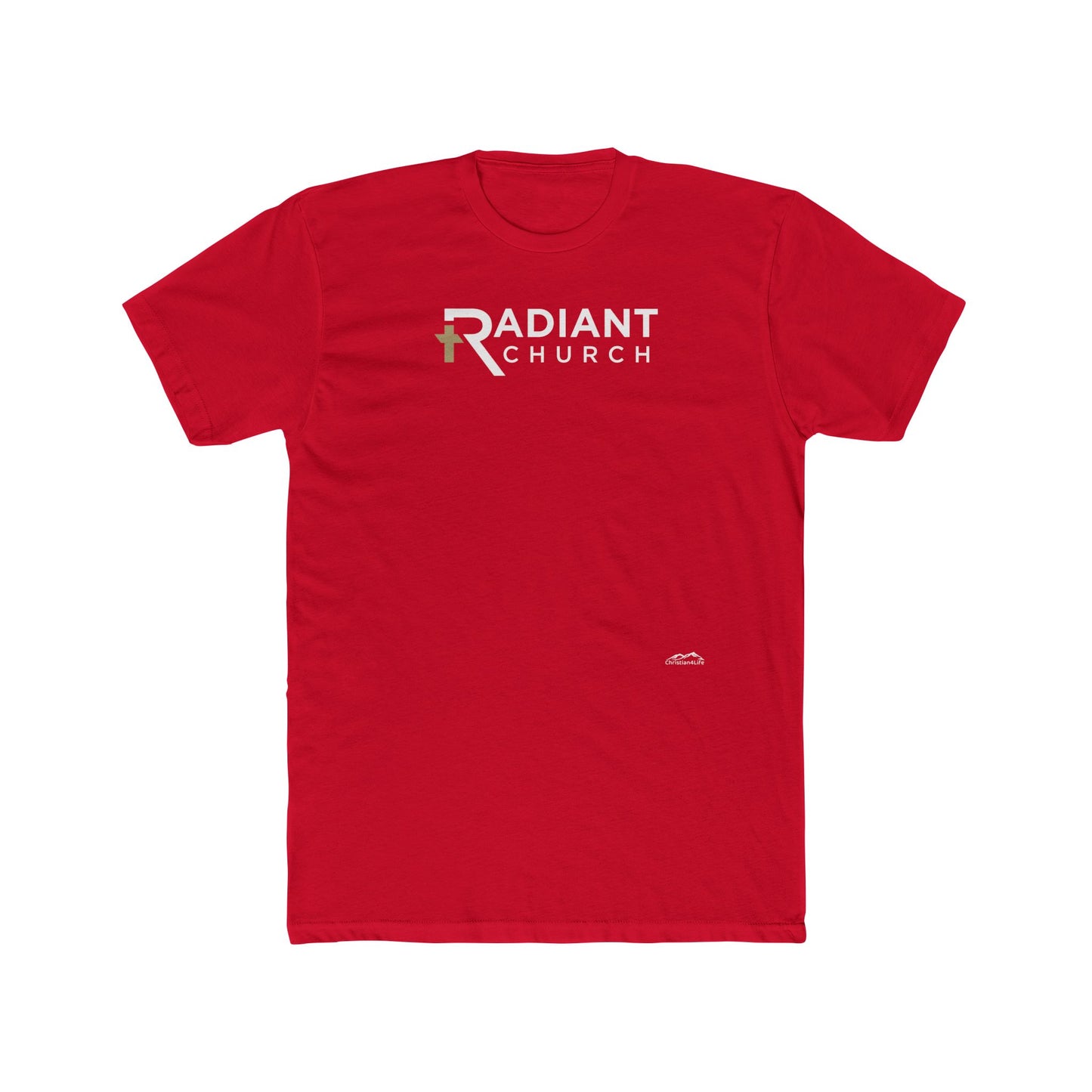 Radiant Church Unisex Cotton Crew Tee - Comfortable Casual Wear for Church Events, Group Gatherings, Faith Inspiration