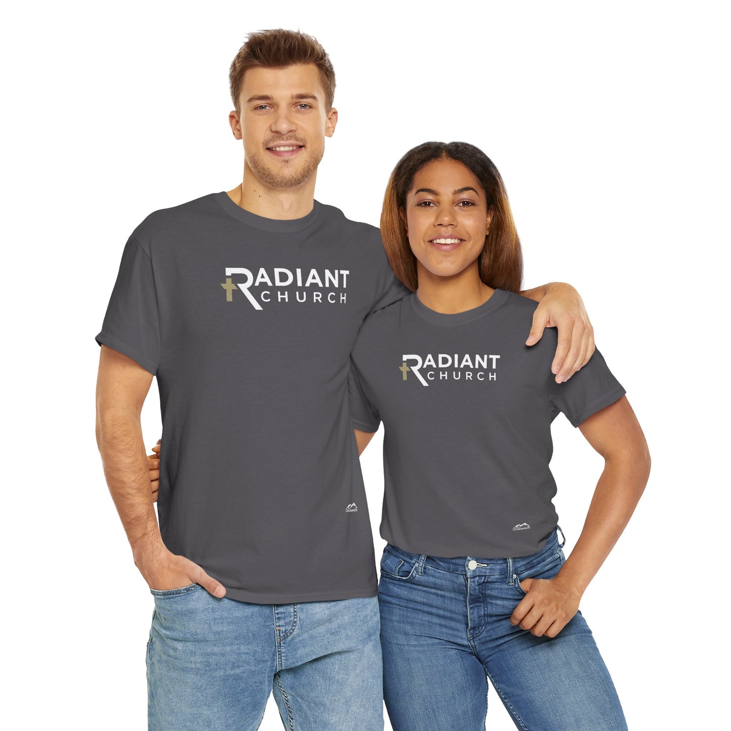 Radiant Church Unisex Cotton Tee | Comfortable Casual Wear, Faith-Based Apparel, Church Events, Gift for Believers, Everyday Style