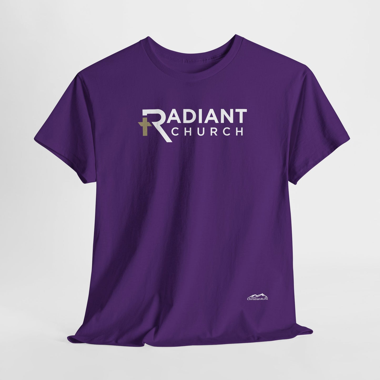 Radiant Church Unisex Cotton Tee | Comfortable Casual Wear, Faith-Based Apparel, Church Events, Gift for Believers, Everyday Style