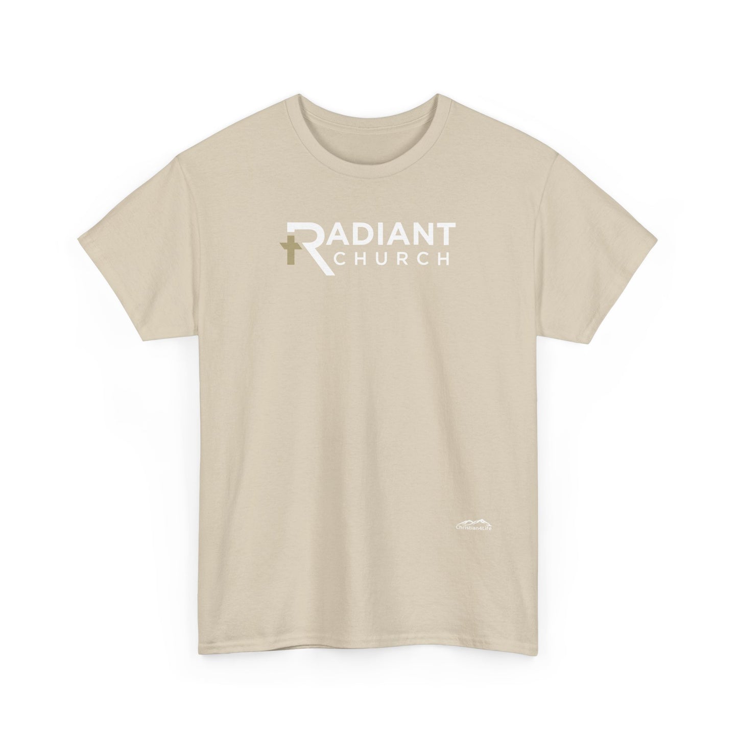 Radiant Church Unisex Cotton Tee | Comfortable Casual Wear, Faith-Based Apparel, Church Events, Gift for Believers, Everyday Style