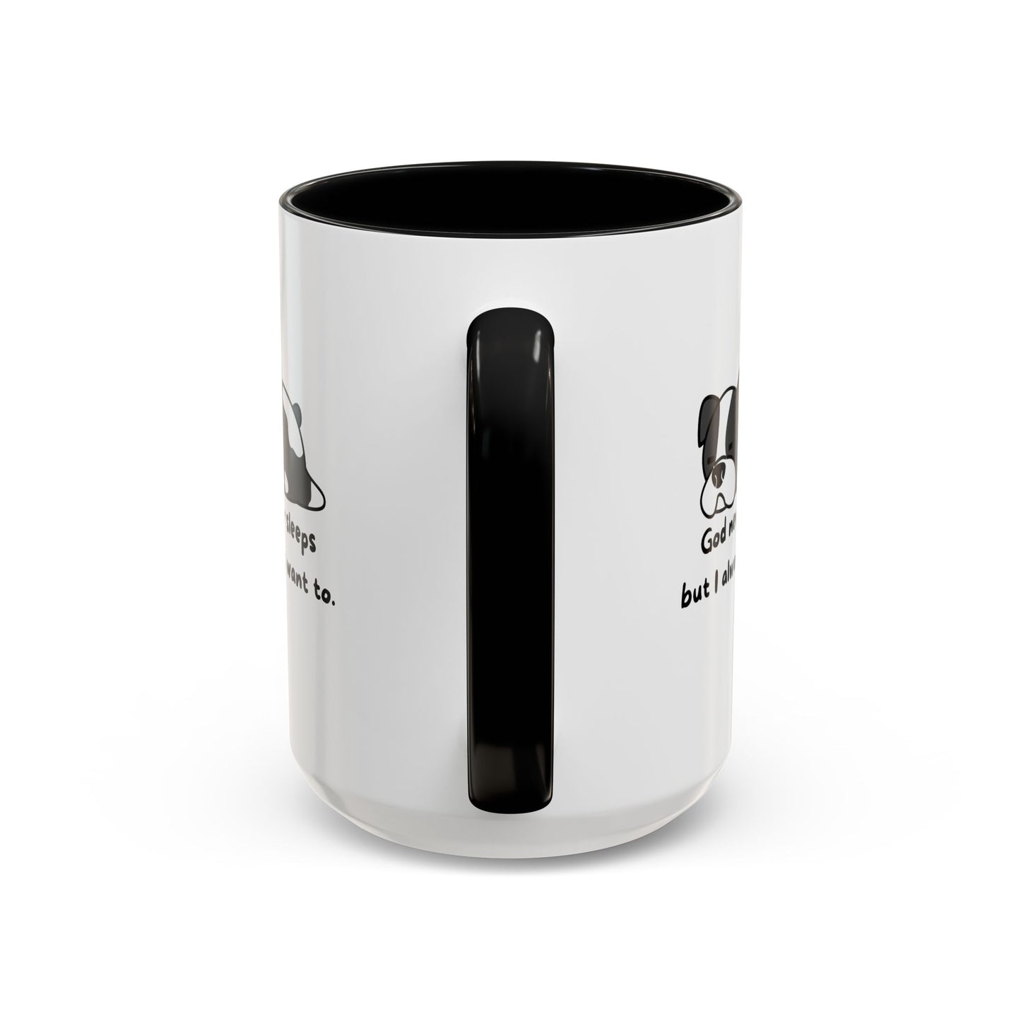 Christian ’God never sleeps’ 11 oz and 15oz Accent Mug multiple colors Christian Mug - Mug