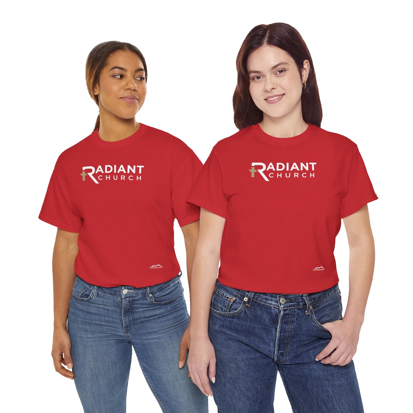 Radiant Church Unisex Cotton Tee | Comfortable Casual Wear, Faith-Based Apparel, Church Events, Gift for Believers, Everyday Style