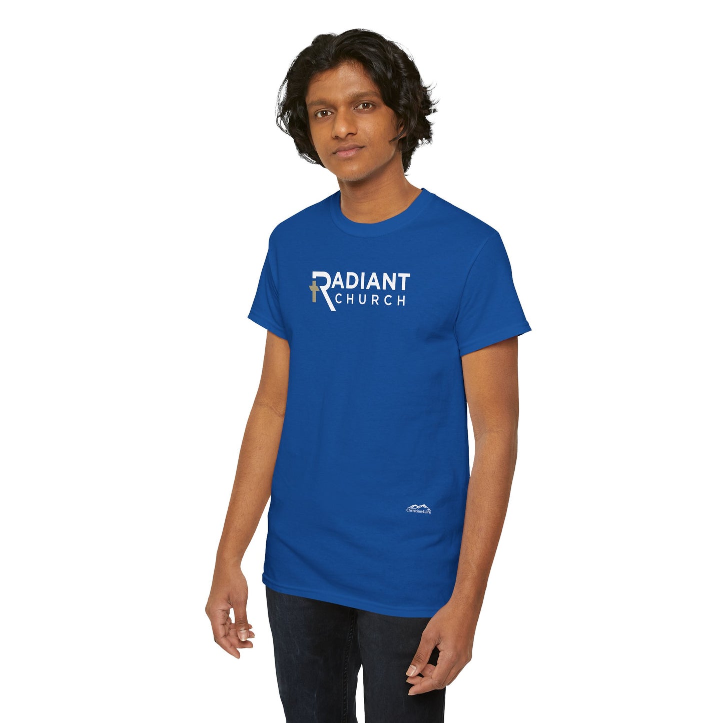 Radiant Church Unisex Cotton Tee | Comfortable Casual Wear, Faith-Based Apparel, Church Events, Gift for Believers, Everyday Style