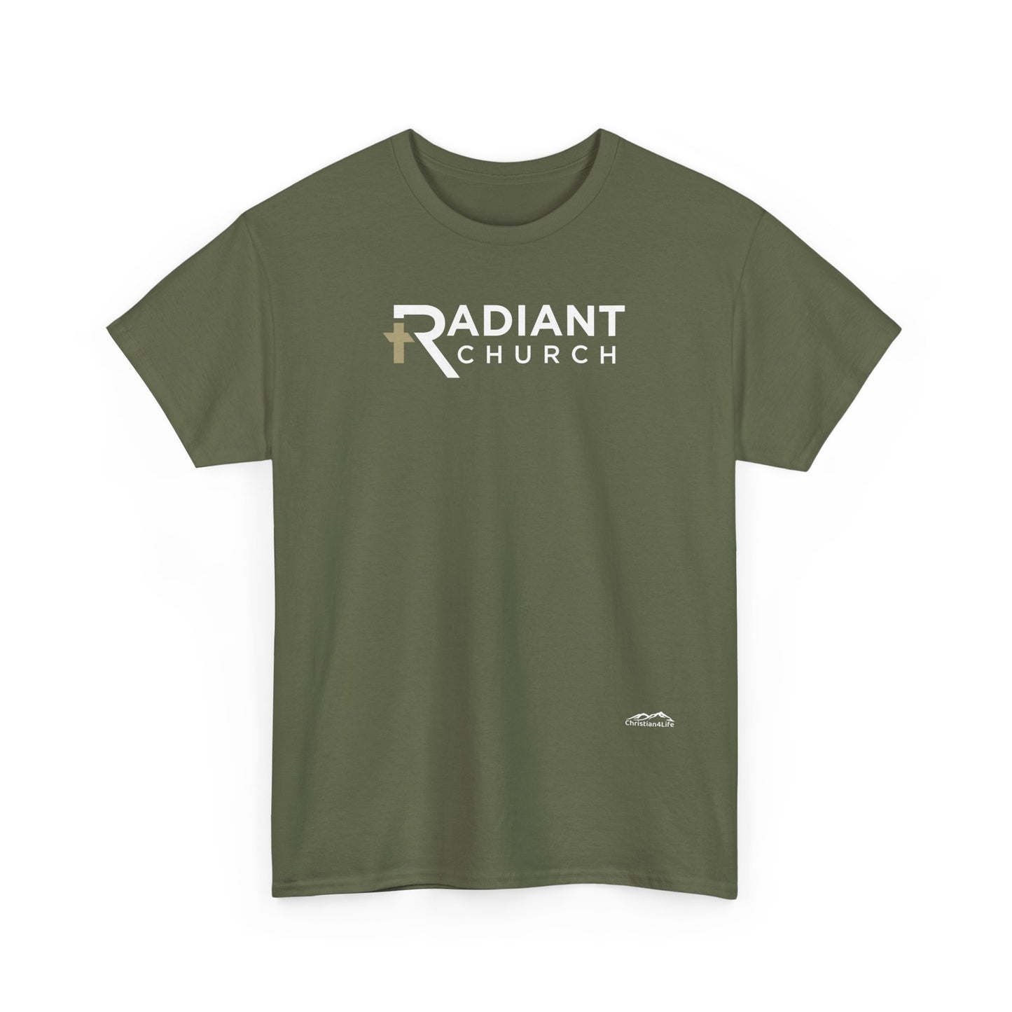 Radiant Church Unisex Cotton Tee | Comfortable Casual Wear, Faith-Based Apparel, Church Events, Gift for Believers, Everyday Style