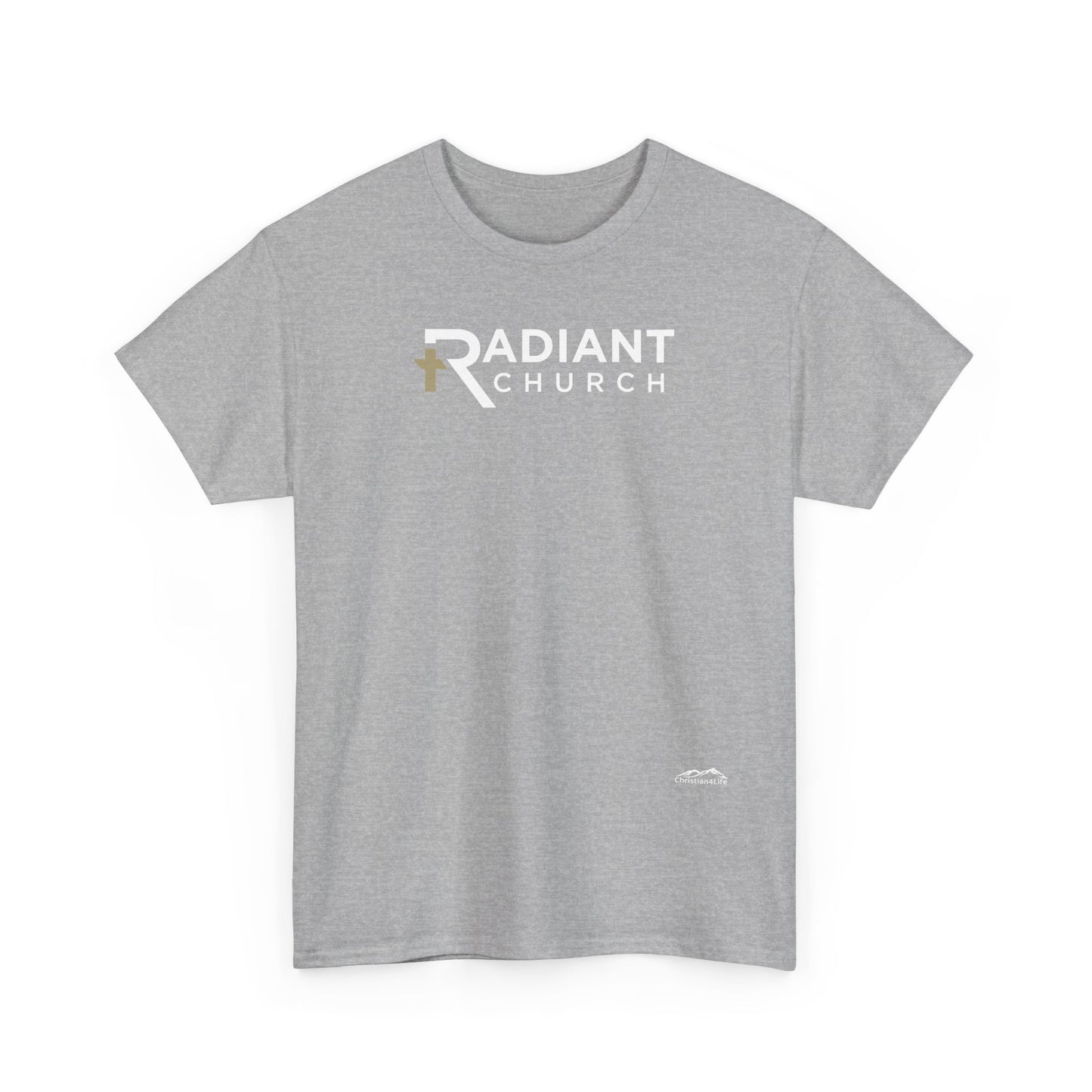 Radiant Church Unisex Cotton Tee | Comfortable Casual Wear, Faith-Based Apparel, Church Events, Gift for Believers, Everyday Style
