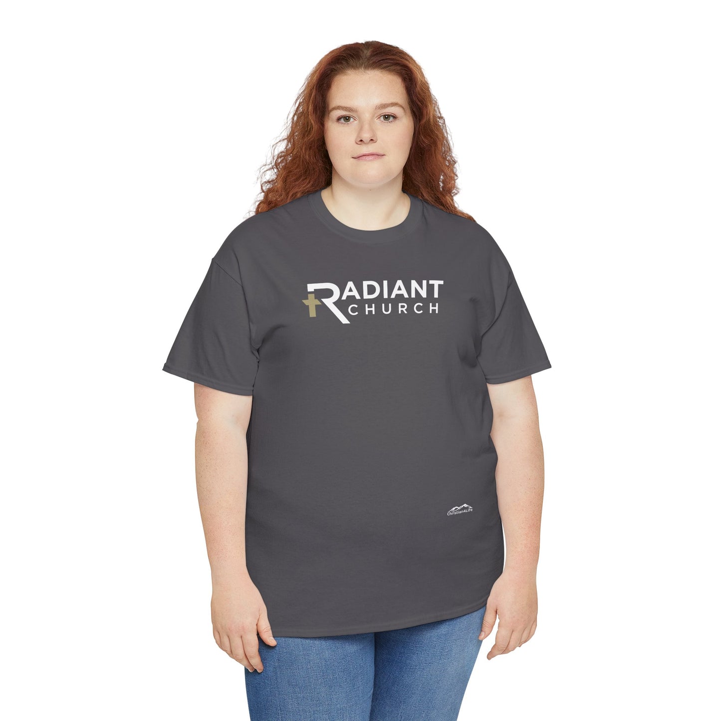 Radiant Church Unisex Cotton Tee | Comfortable Casual Wear, Faith-Based Apparel, Church Events, Gift for Believers, Everyday Style