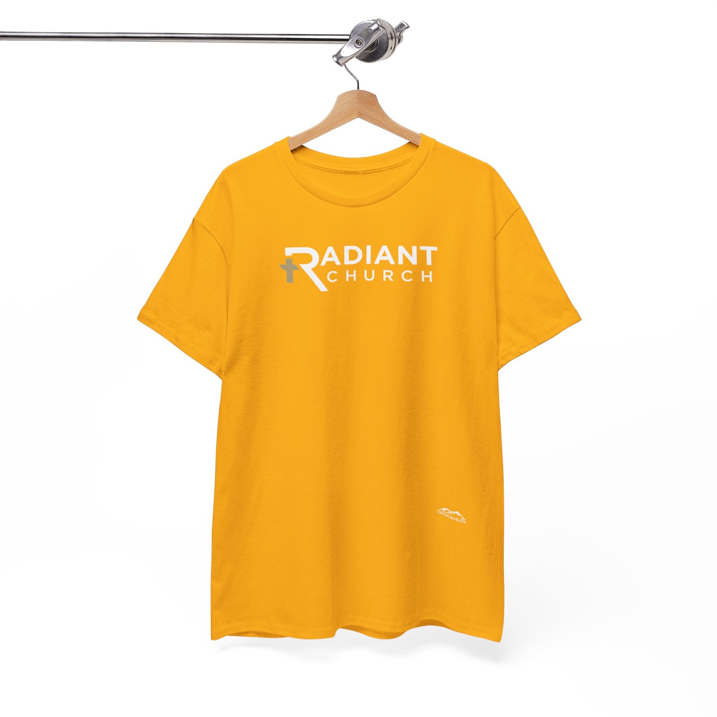 Radiant Church Unisex Cotton Tee | Comfortable Casual Wear, Faith-Based Apparel, Church Events, Gift for Believers, Everyday Style